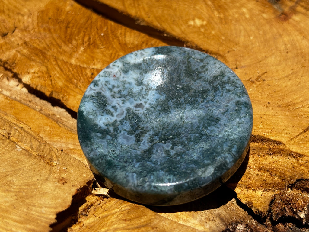Moss Agate Trinket Dish 1