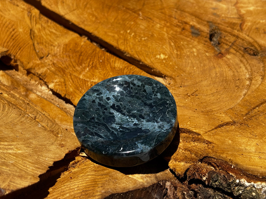 Moss Agate Trinket Dish 2