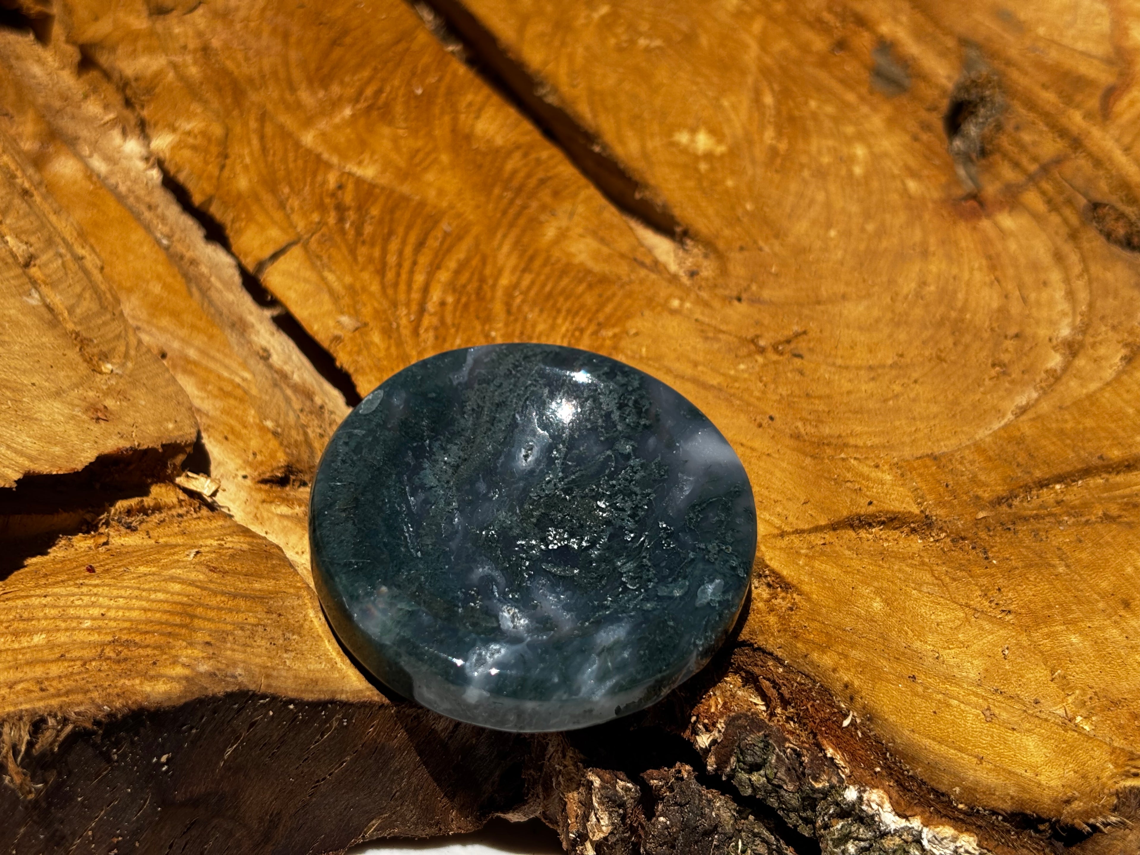 Moss Agate Trinket Dish 3