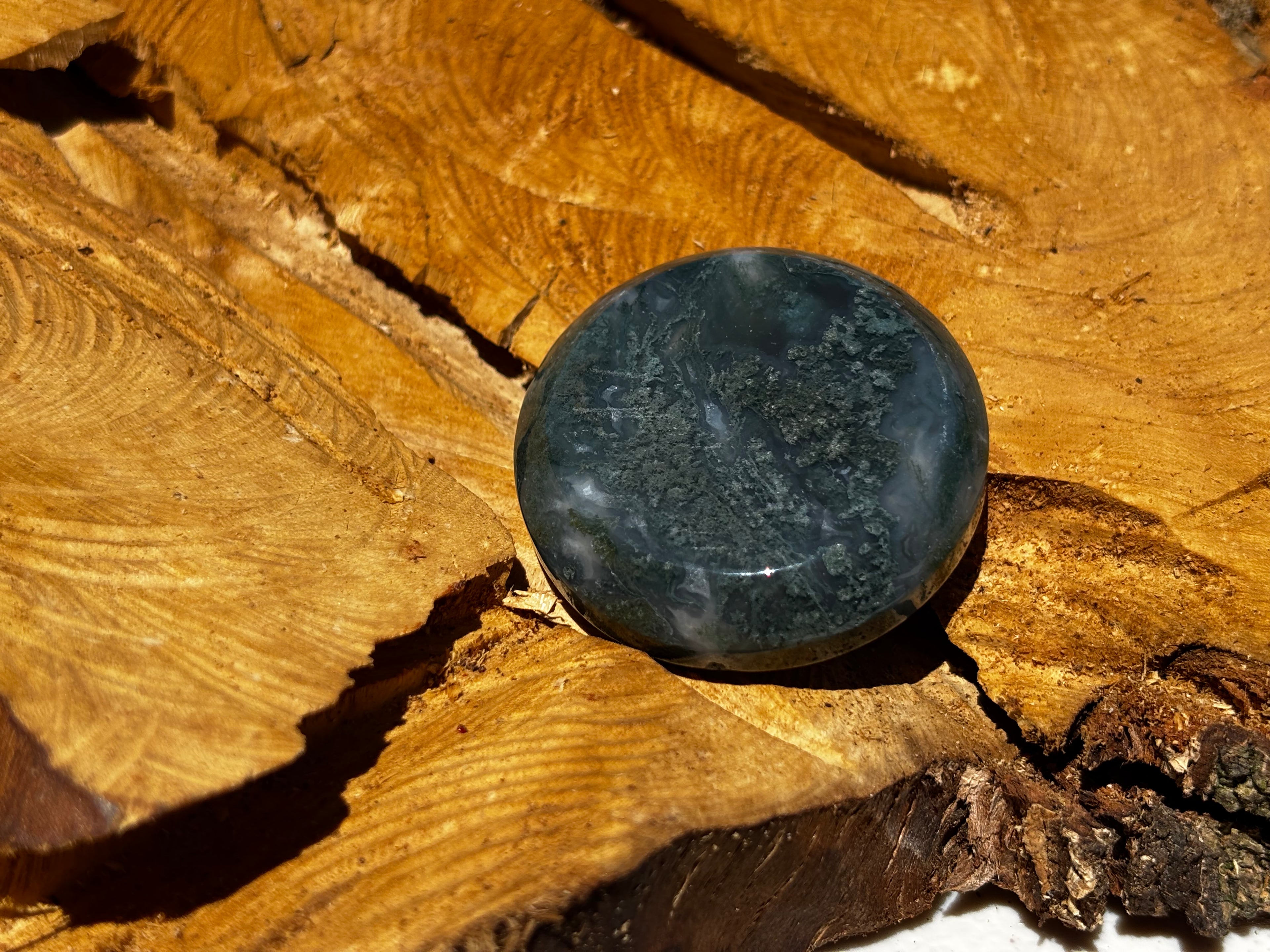 Moss Agate Trinket Dish 3