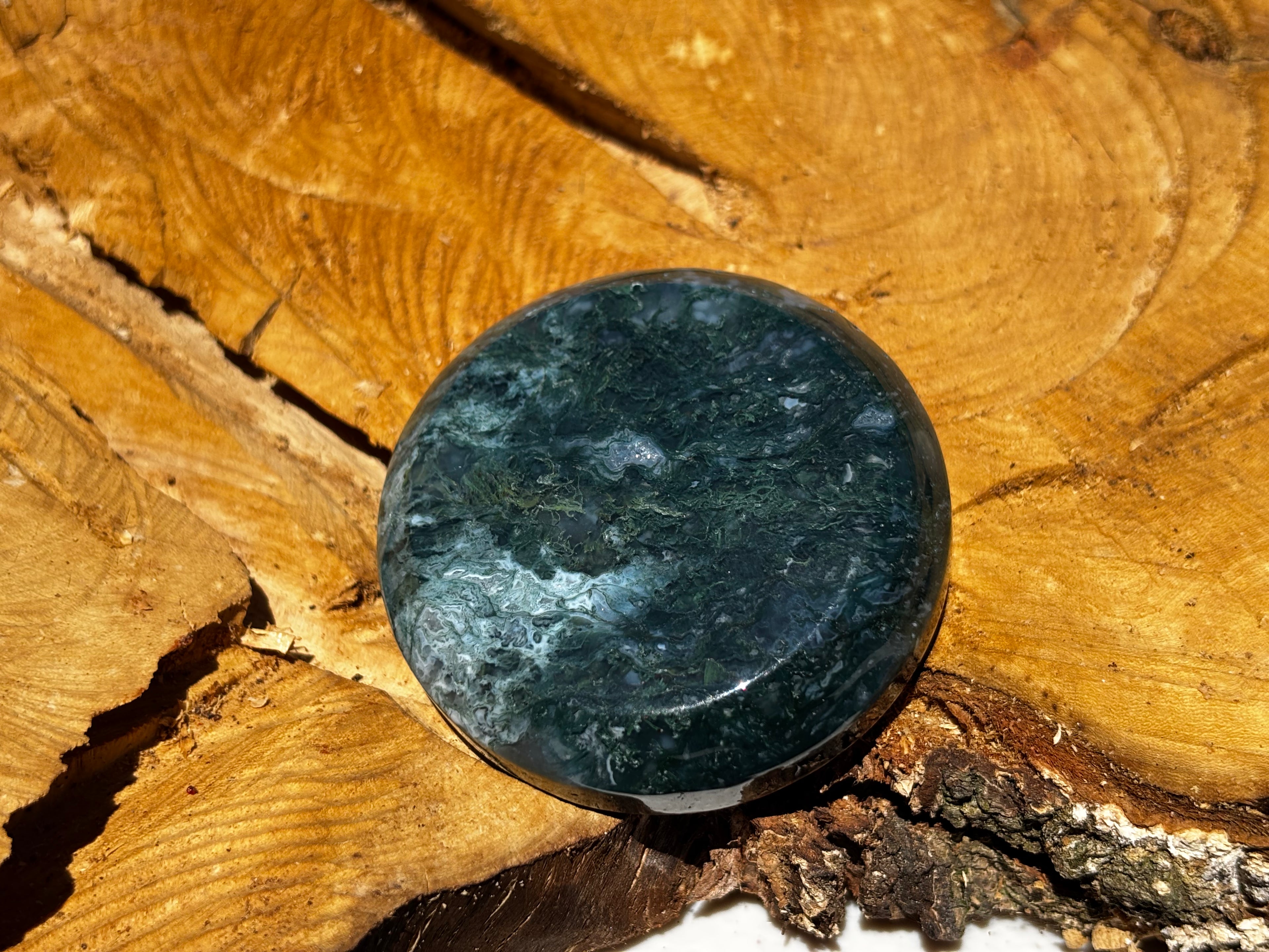 Moss Agate Trinket Dish 5