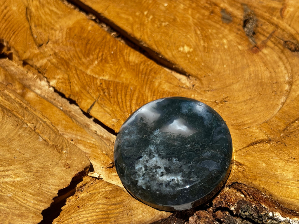 Moss Agate Trinket Dish 7