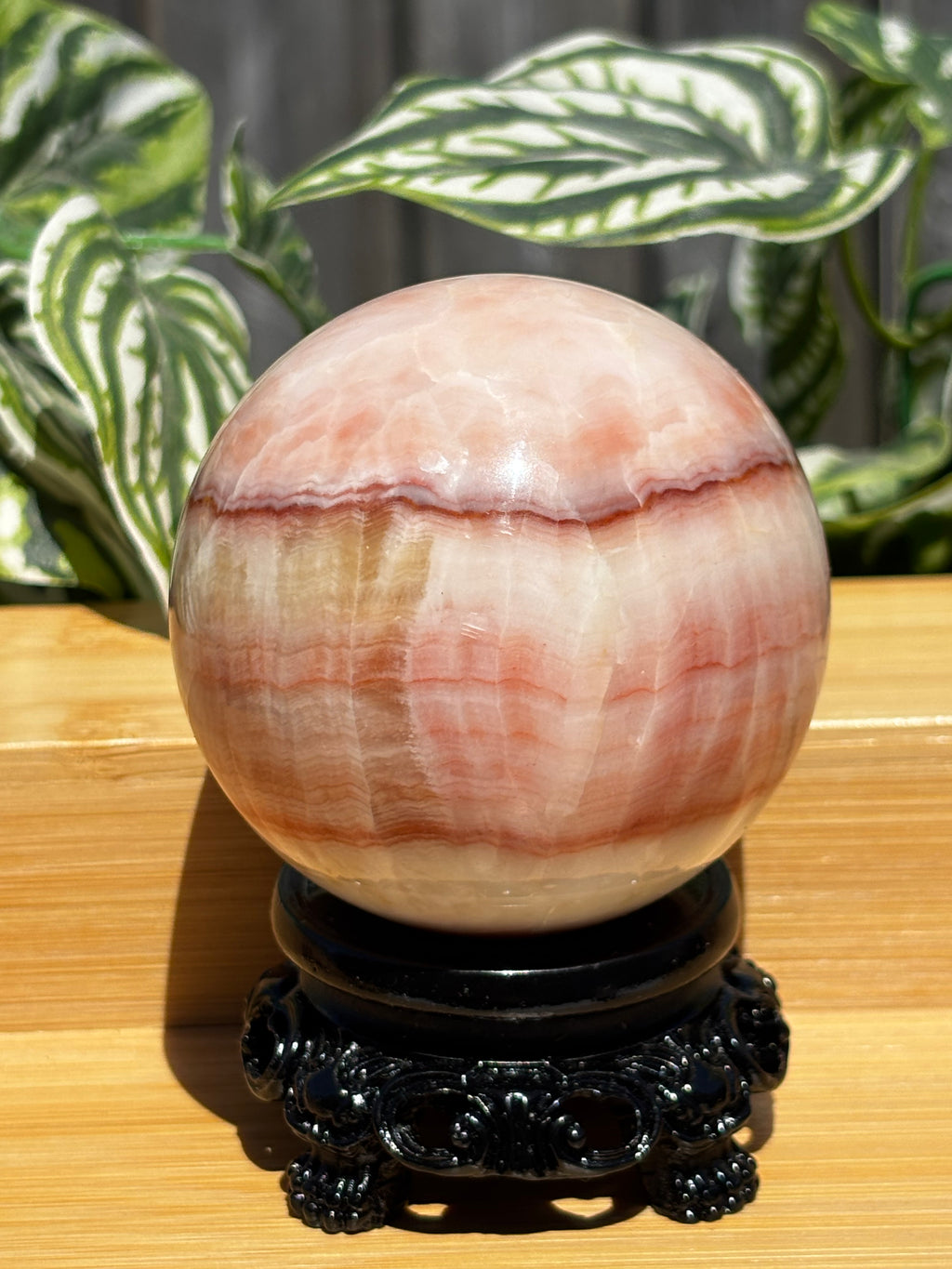 Red Banded Dali Jasper Sphere 2
