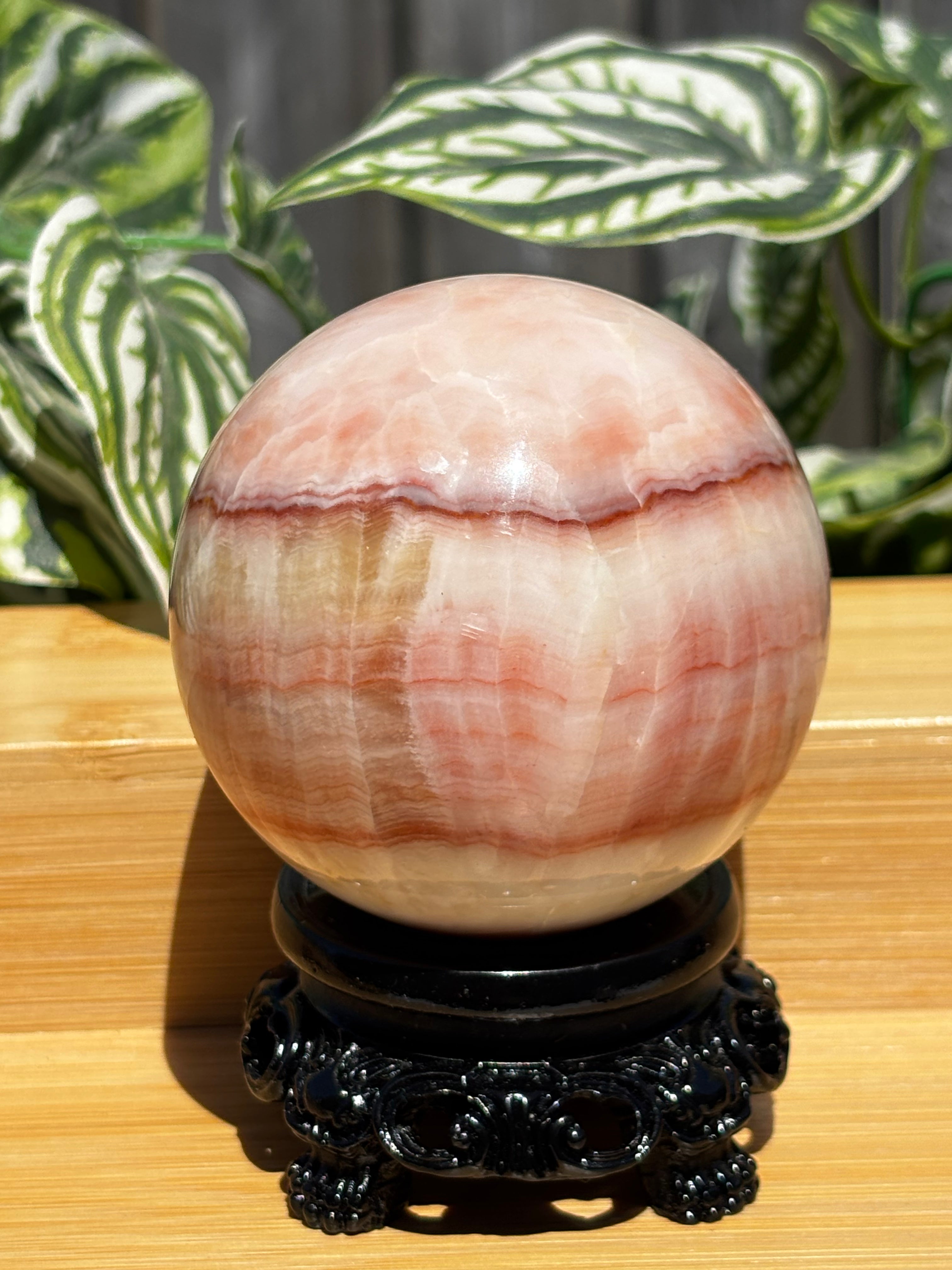 Red Banded Dali Jasper Sphere 2