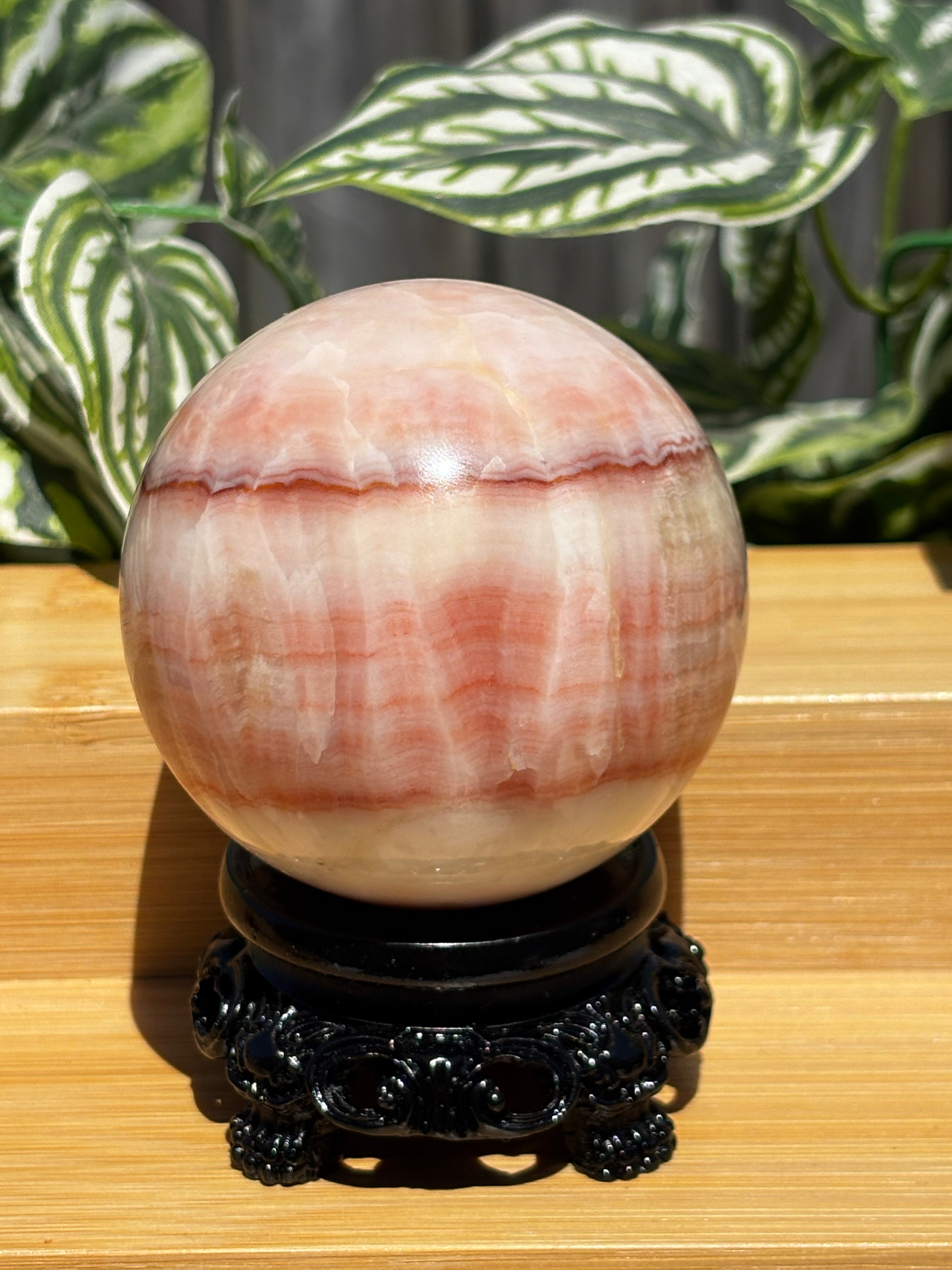 Red Banded Dali Jasper Sphere 2