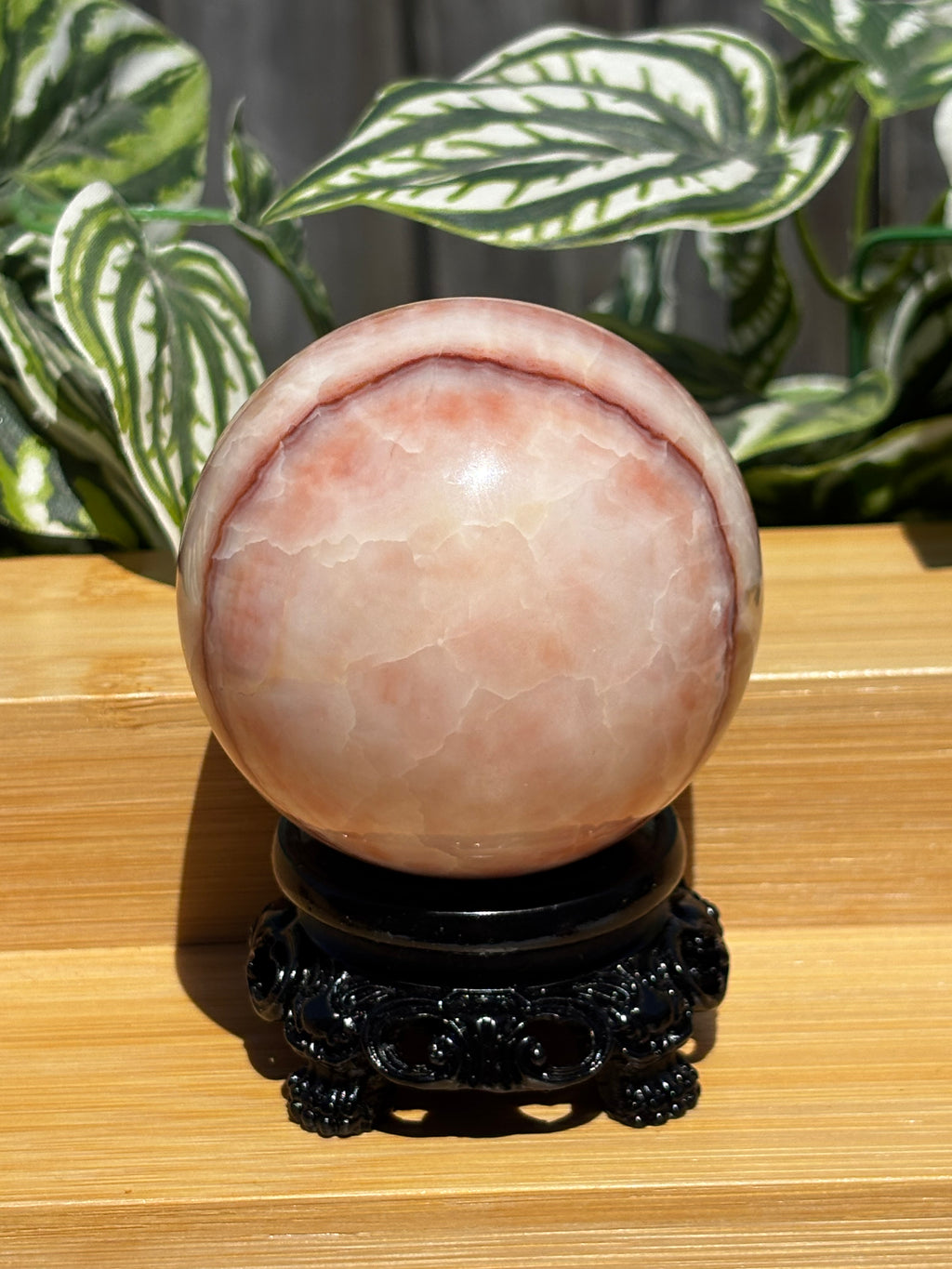 Red Banded Dali Jasper Sphere 2