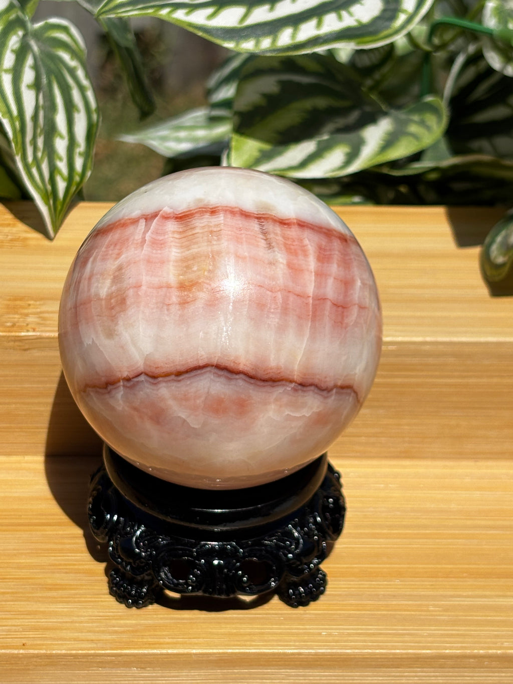 Red Banded Dali Jasper Sphere 2