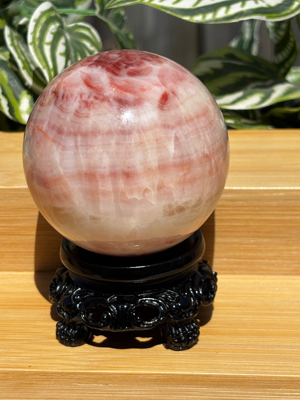 Red Banded Dali Jasper Sphere