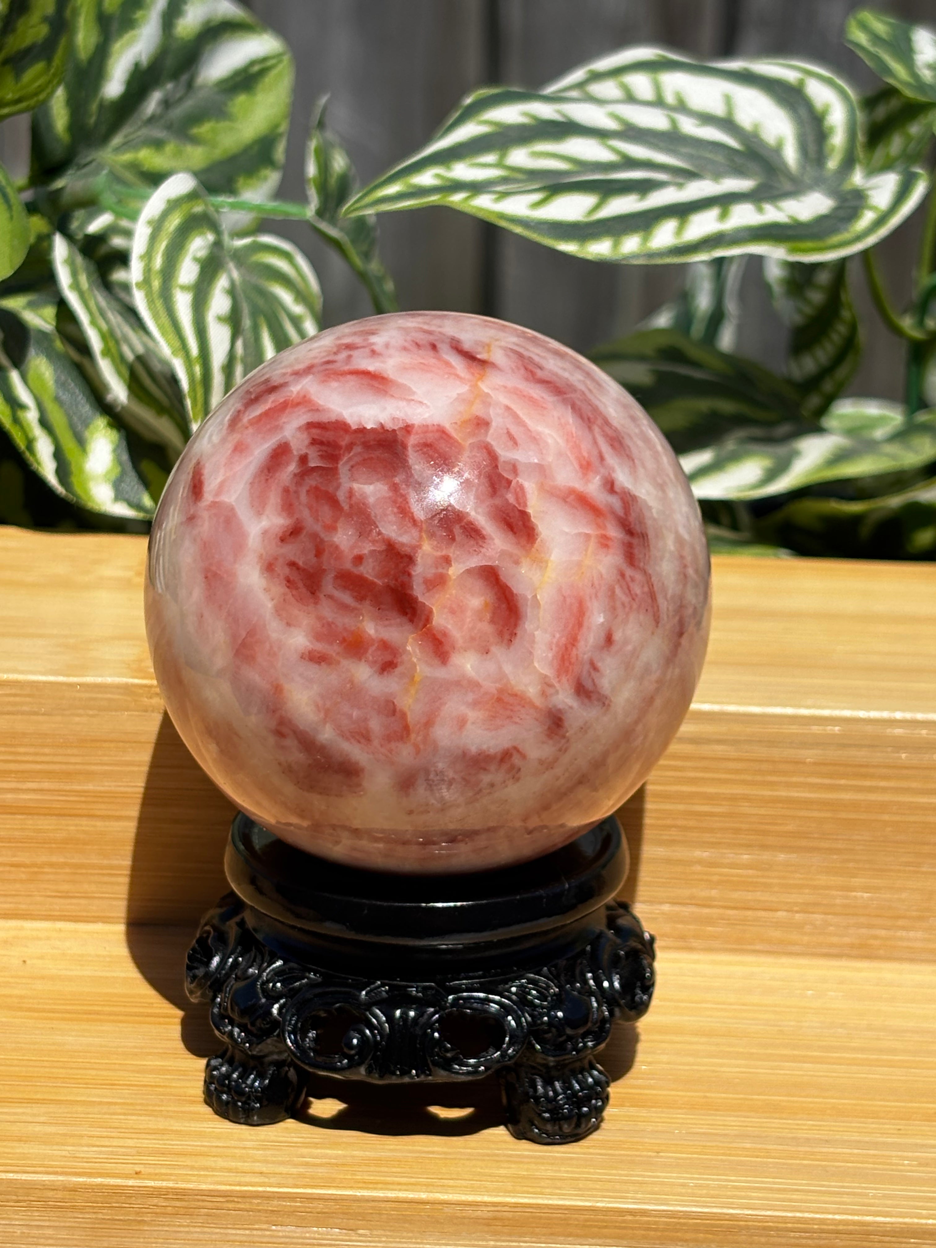 Red Banded Dali Jasper Sphere