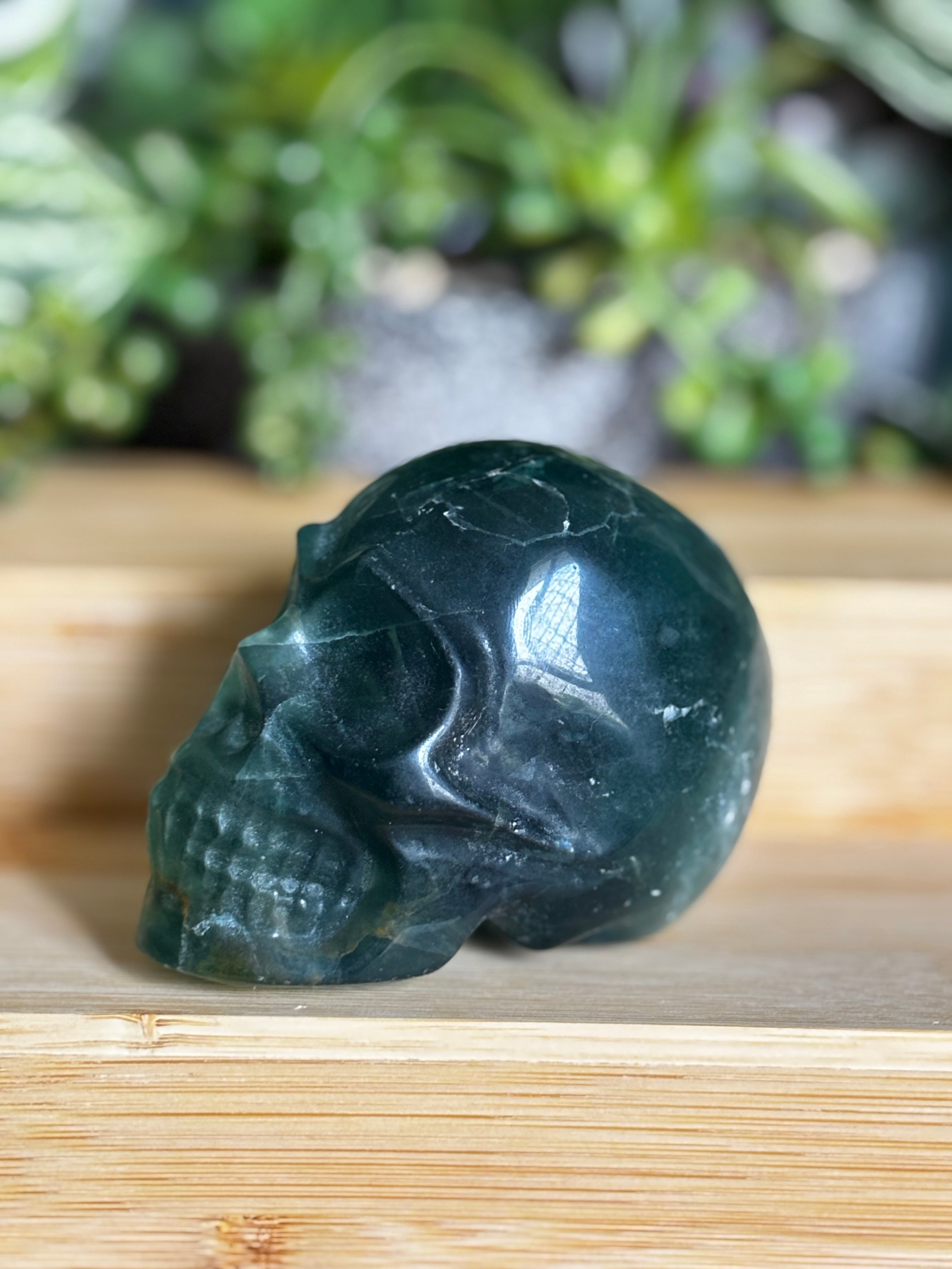 Fluorite Skull