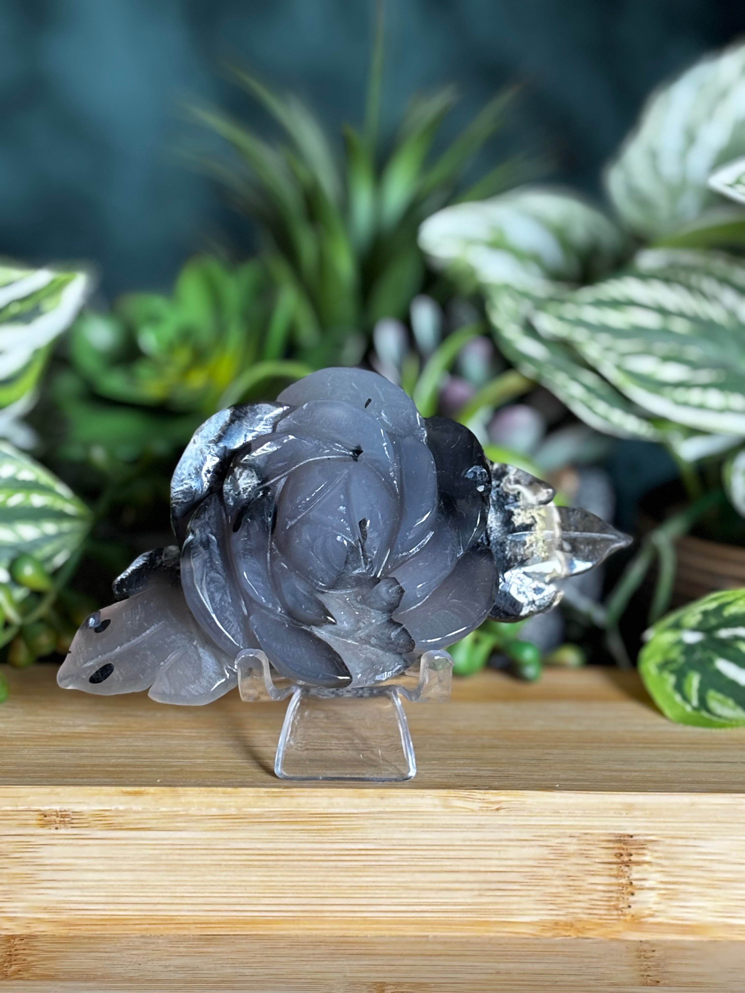 Volcano Agate Flower