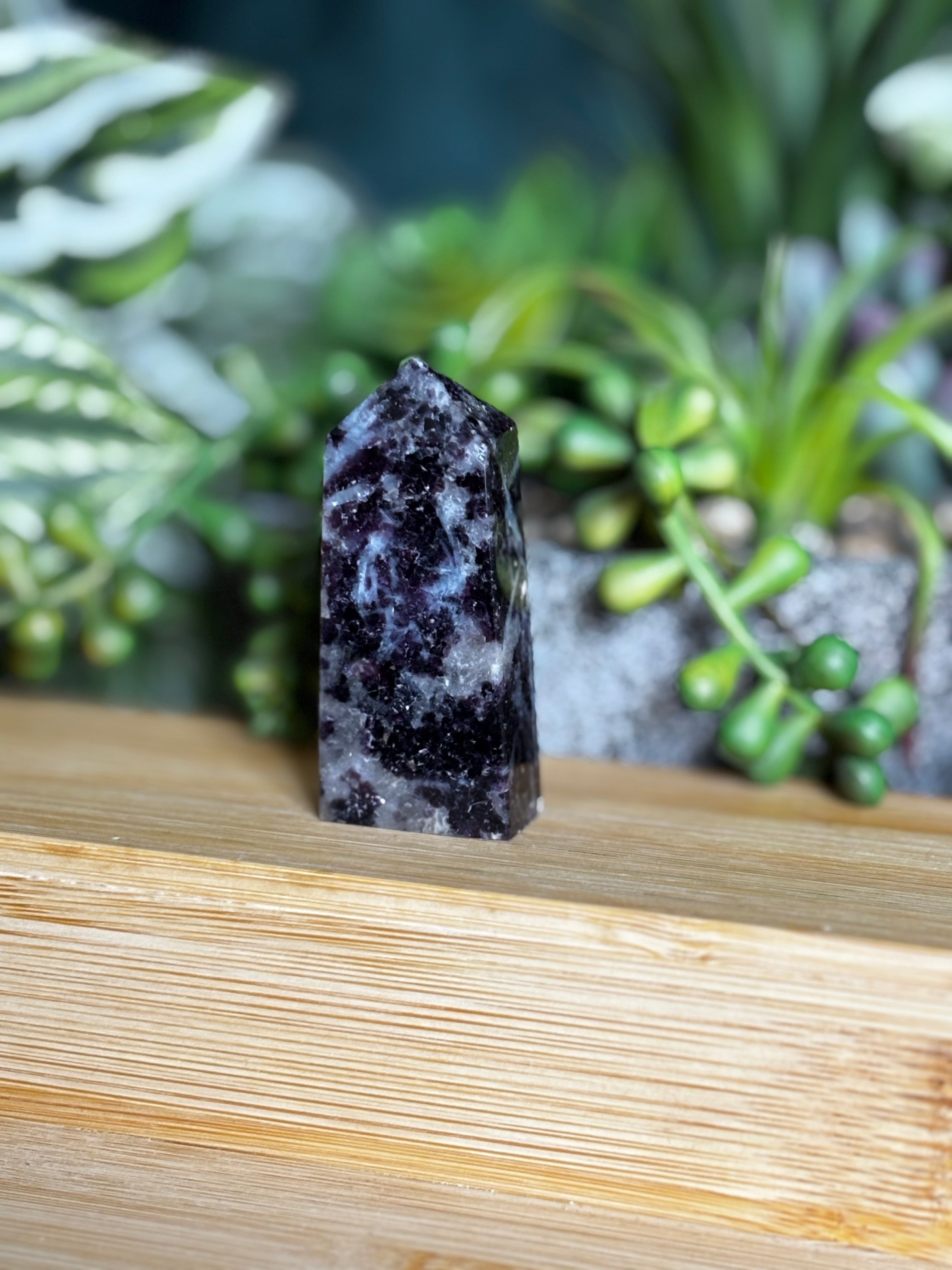 Lepidolite Point Small