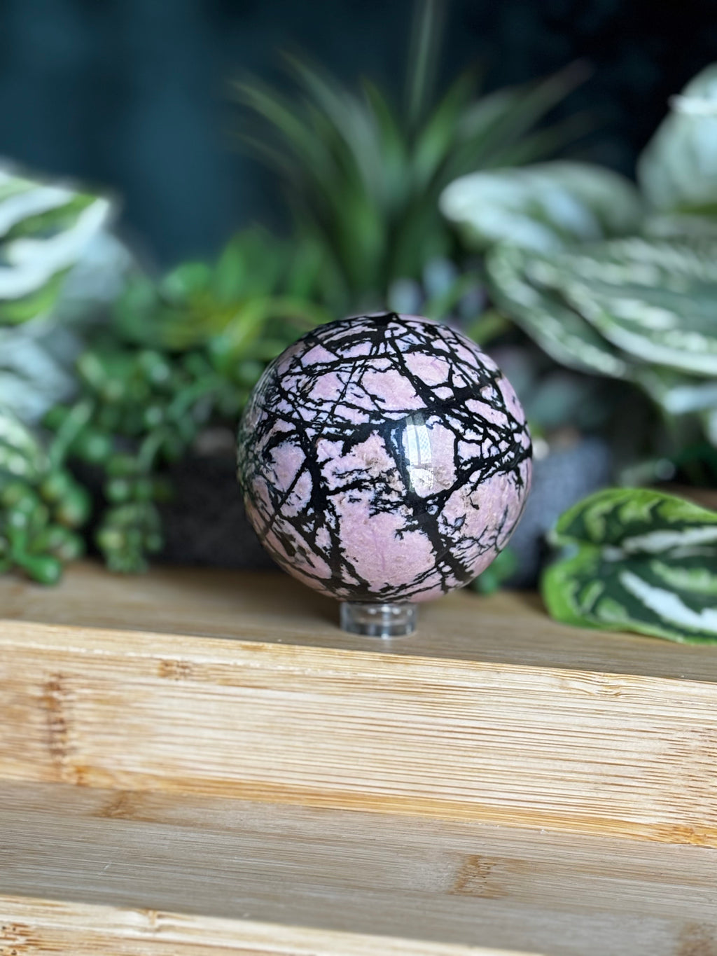Rhodonite Sphere