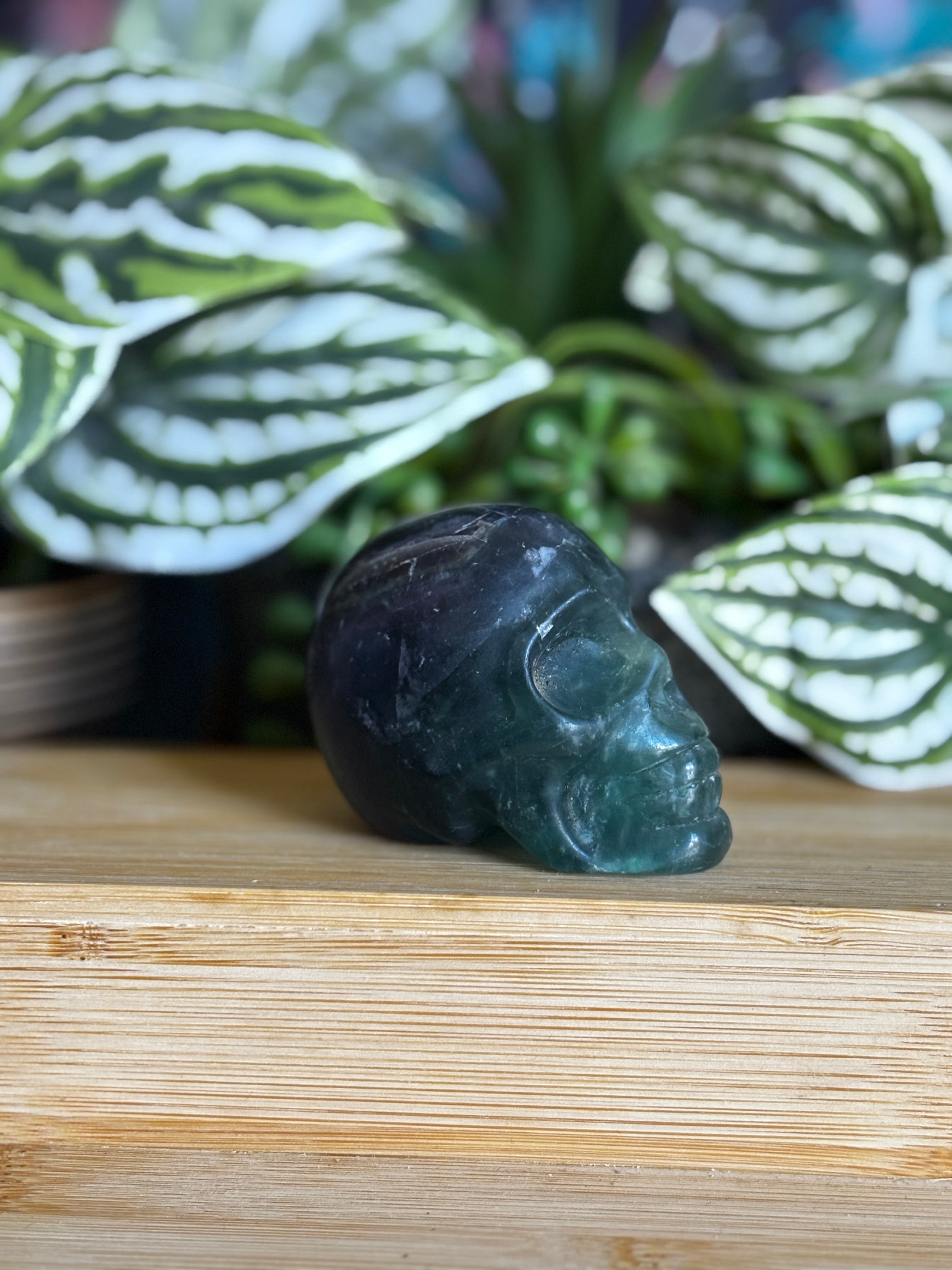 Fluorite Skull 2
