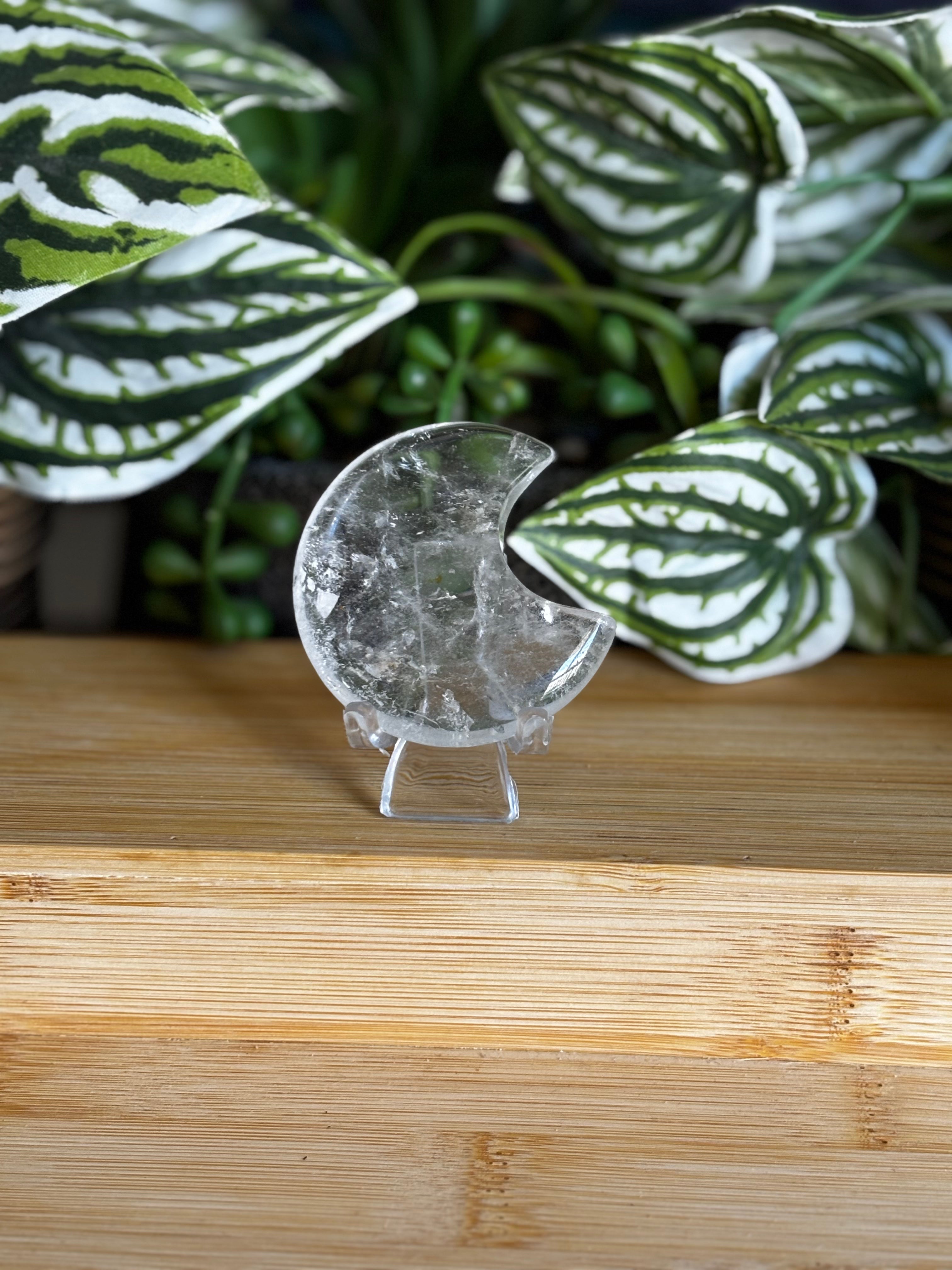 Clear Quartz Moon