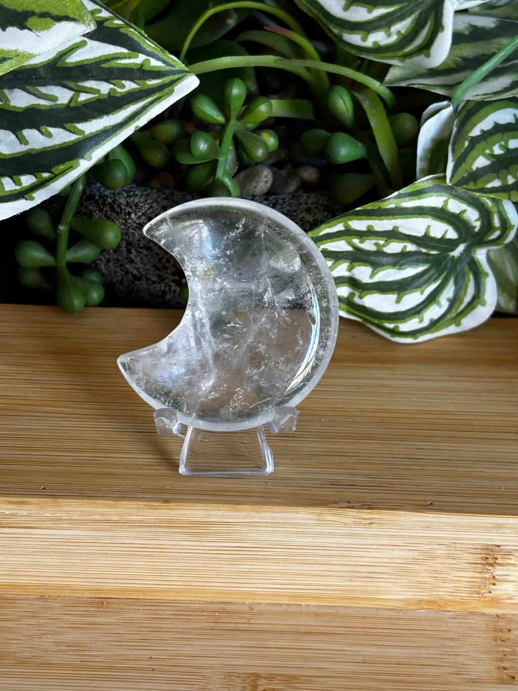 Clear Quartz Moon