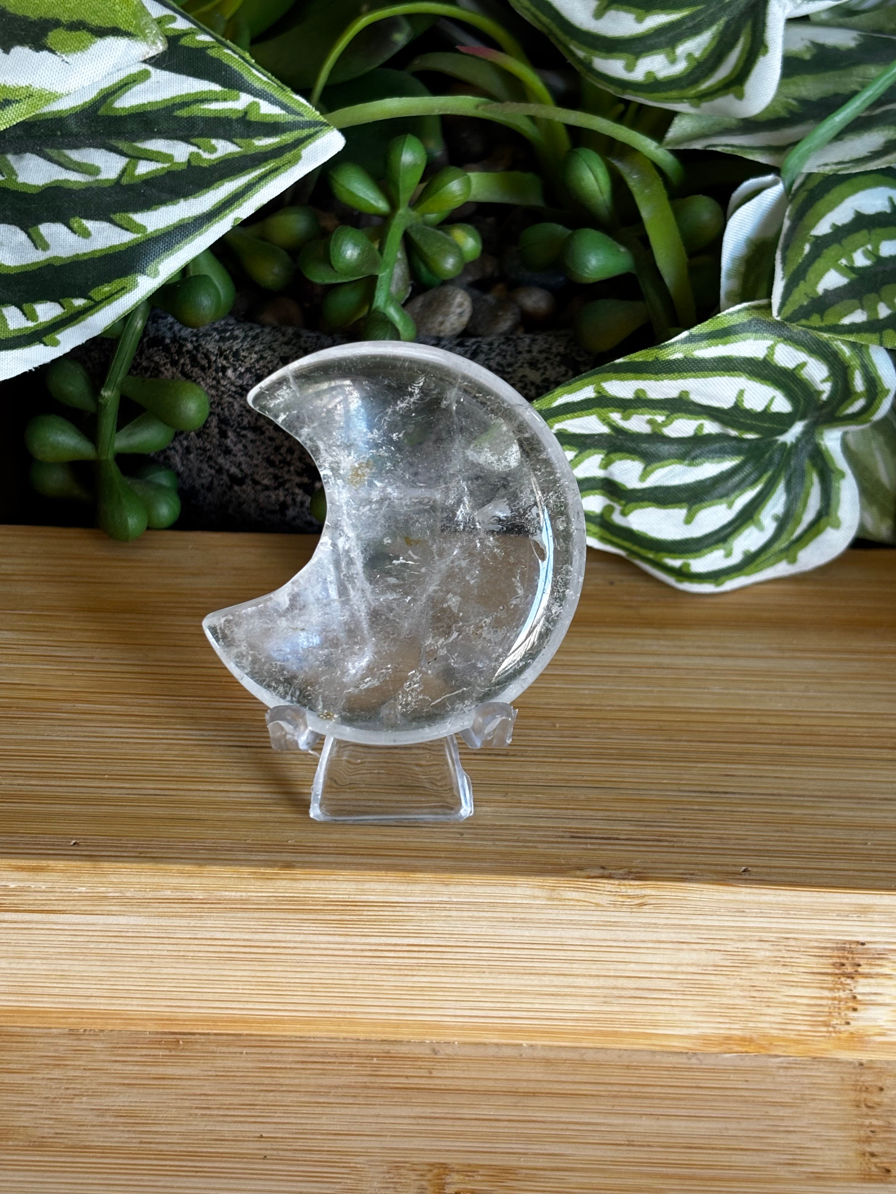 Clear Quartz Moon