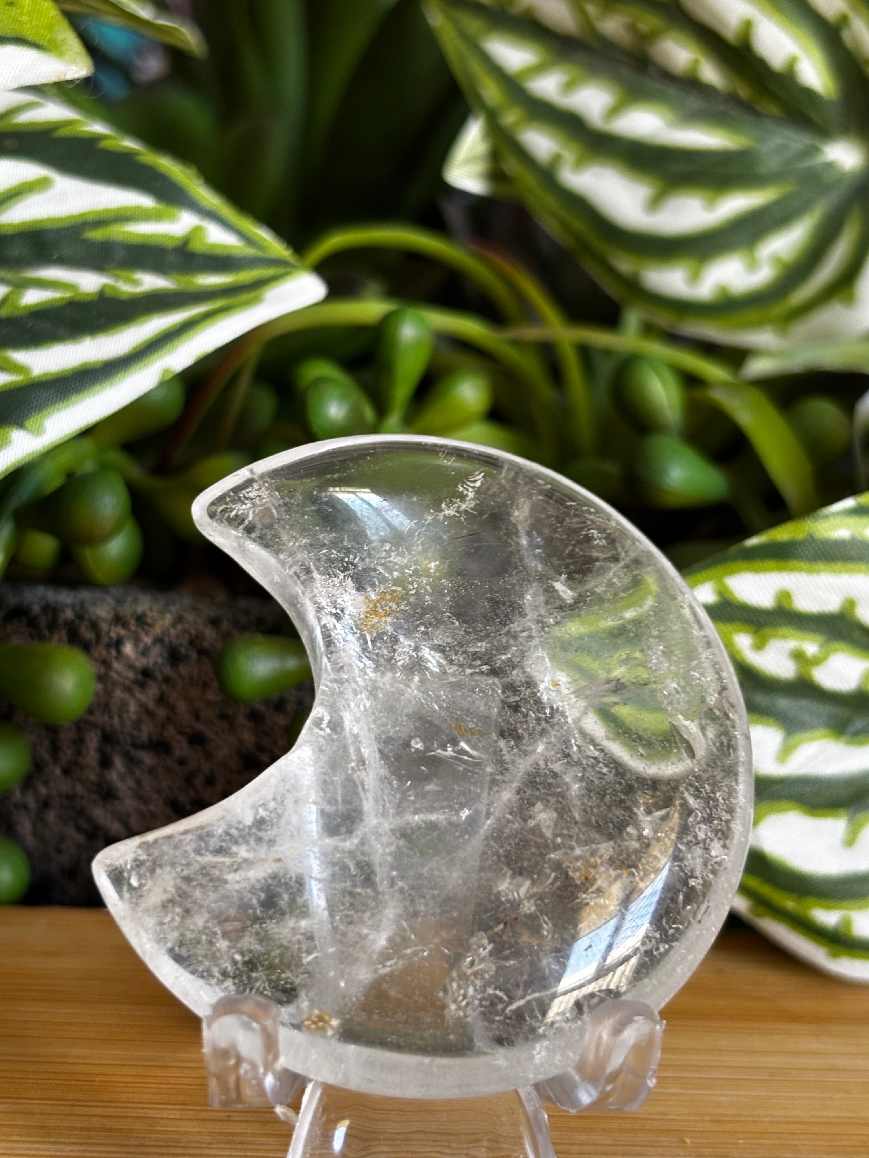 Clear Quartz Moon