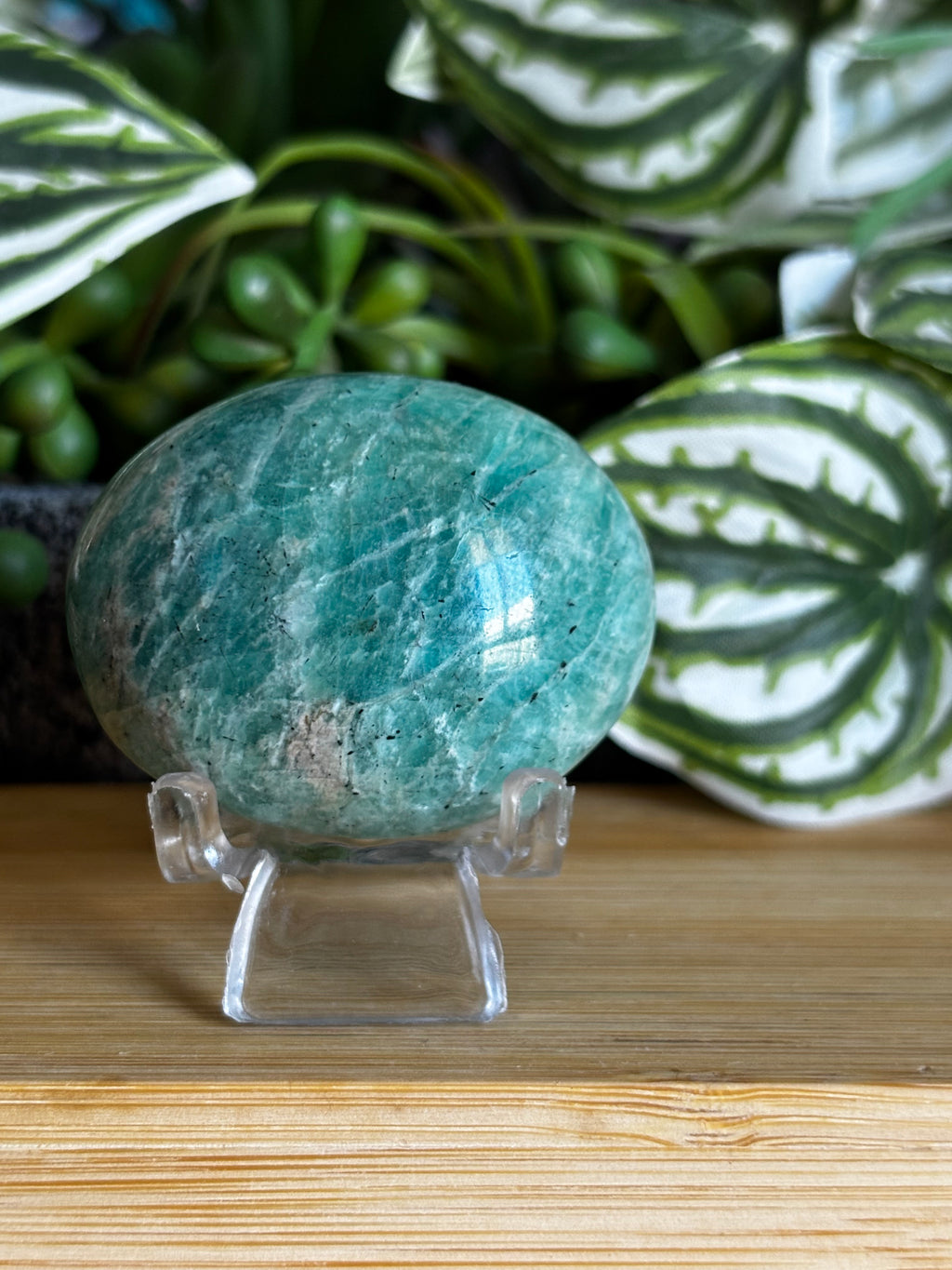Amazonite Mini Palm Stone