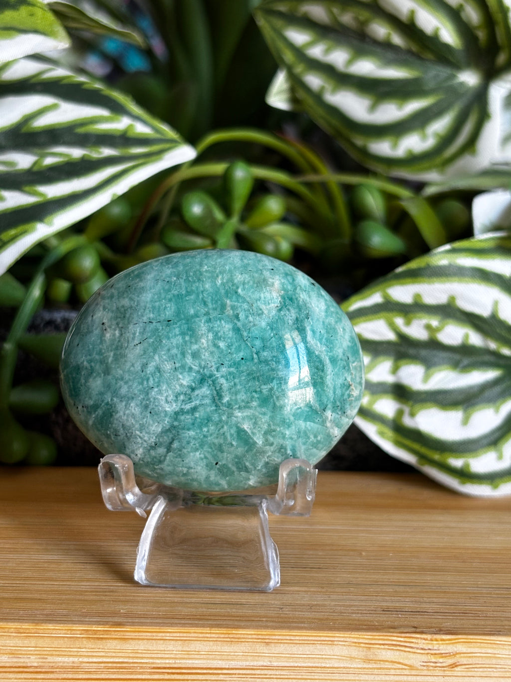 Amazonite Mini Palm Stone