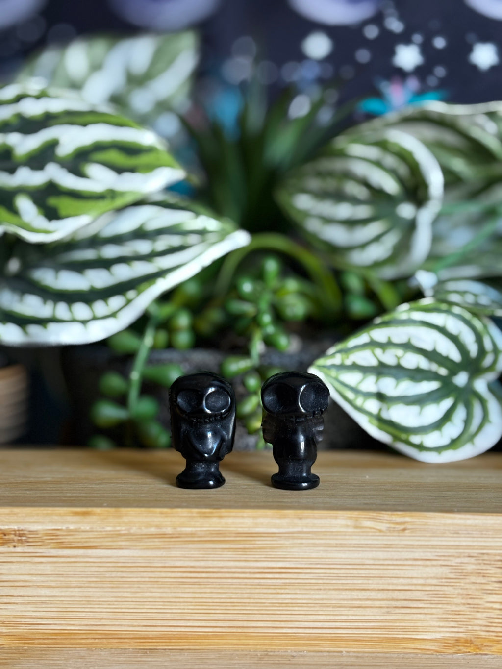 Jack & Sally Mini Obsidian Carving Set