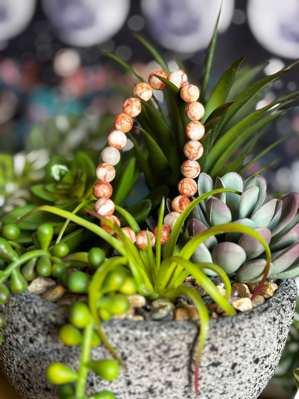 Red Vein Jasper 8mm Bracelet