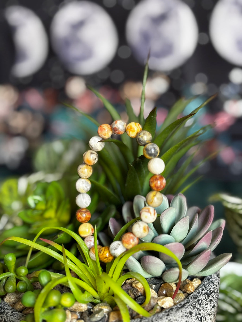 Crazy Lace Agate 8mm Bracelet