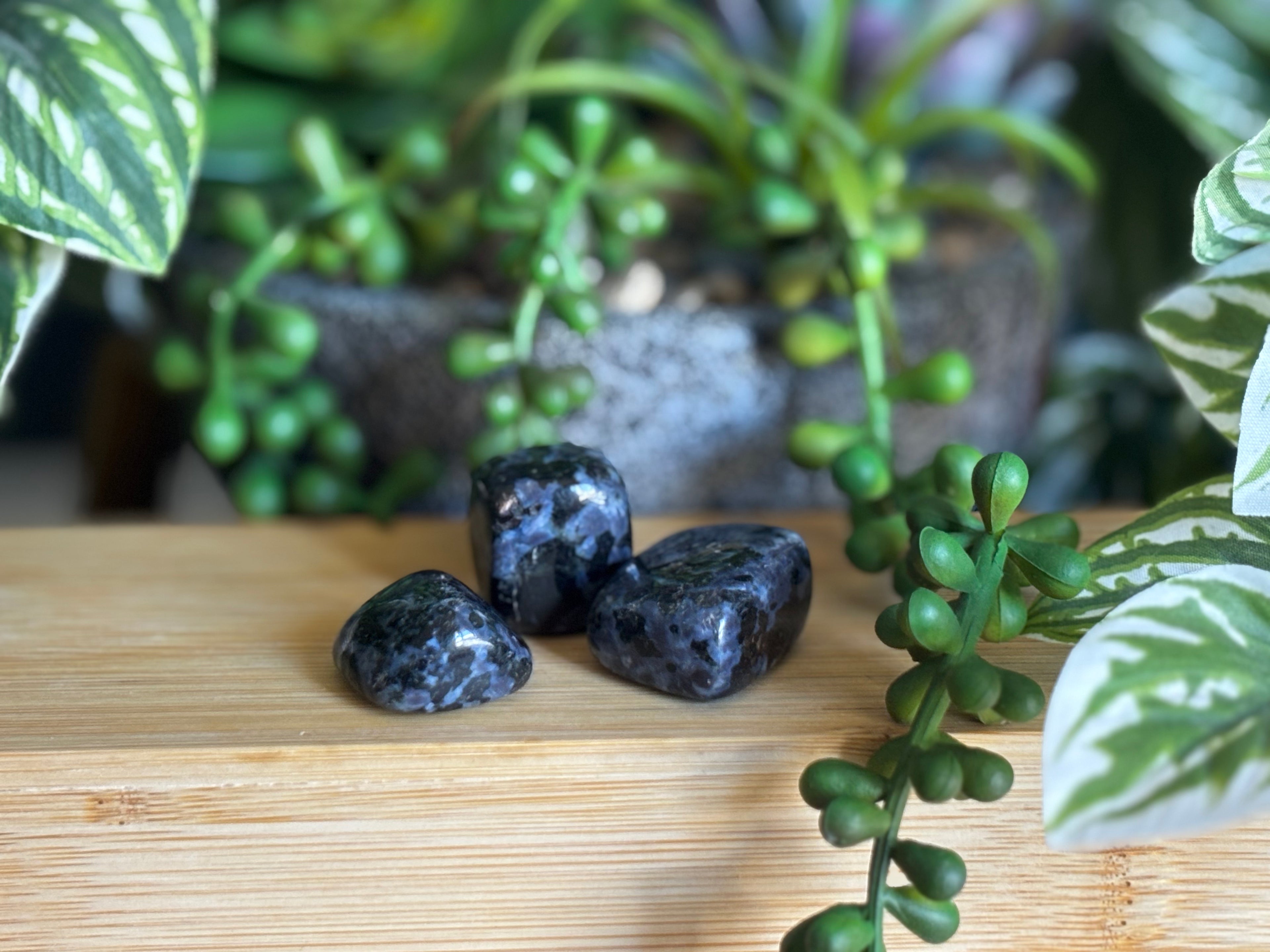 Mystic Merlinite Tumbled Stones – Set of 3