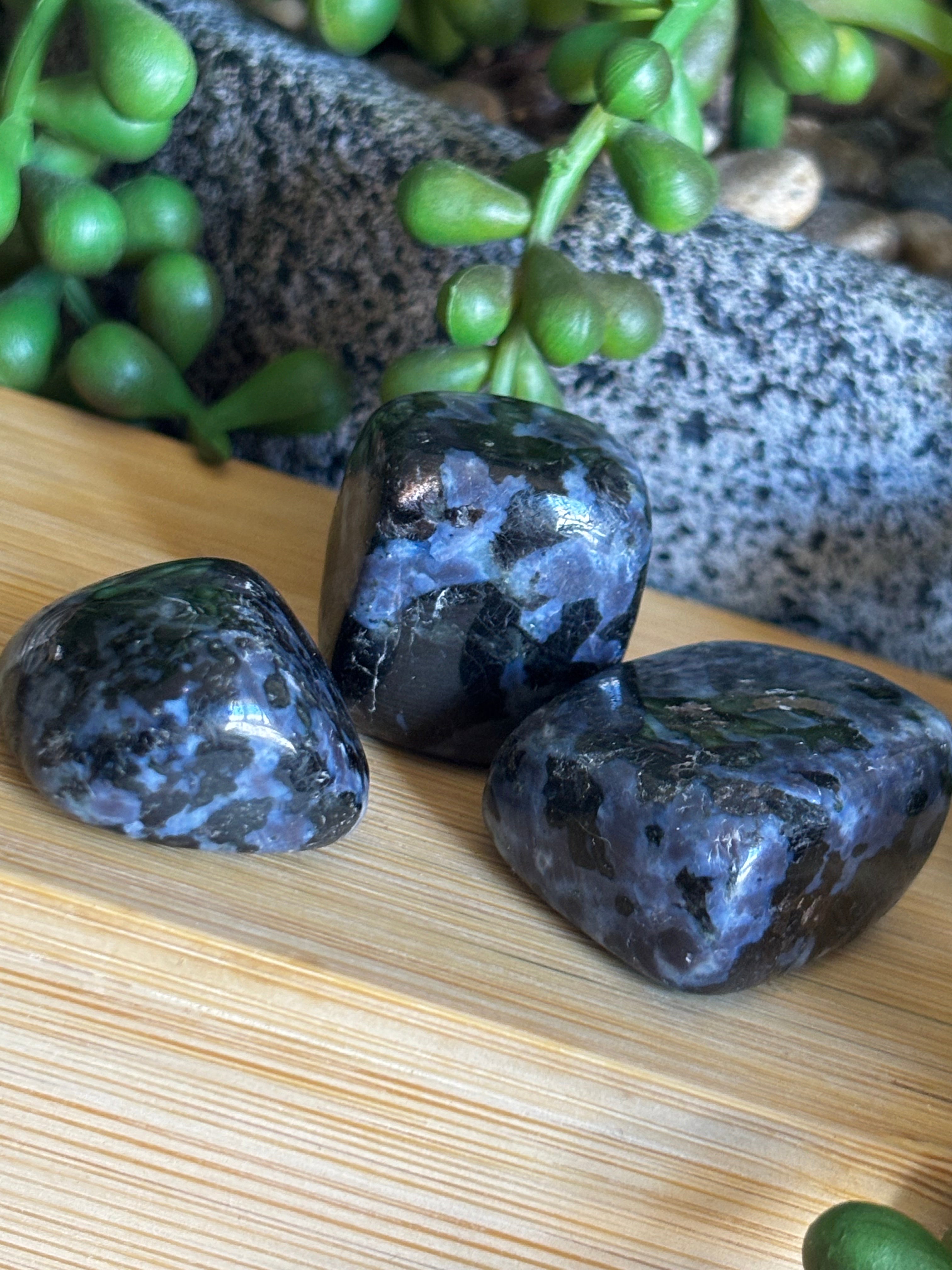 Mystic Merlinite Tumbled Stones – Set of 3