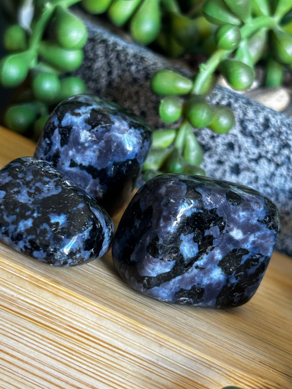 Mystic Merlinite Tumbled Stones – Set of 3