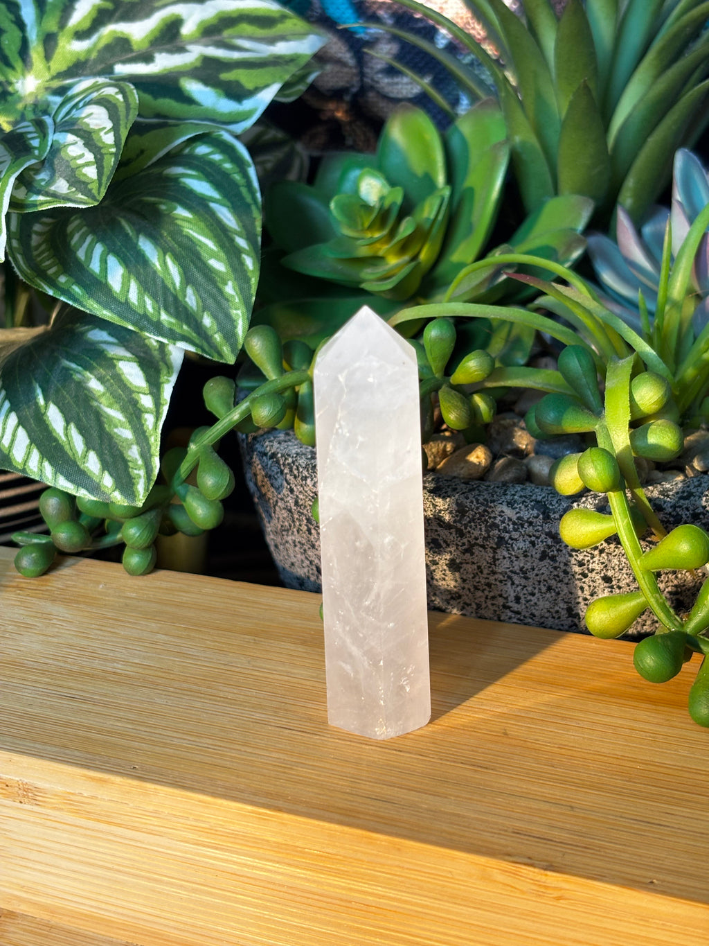 Pale Rose Quartz Point