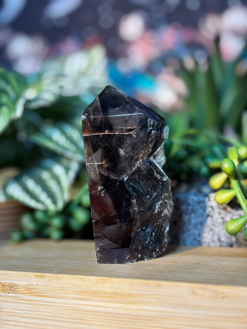 Chocolate Fluorite Point