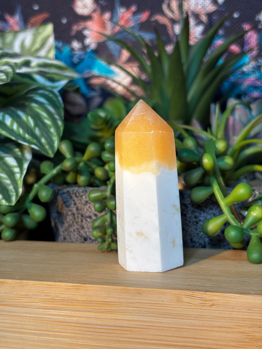 Orange Calcite Point