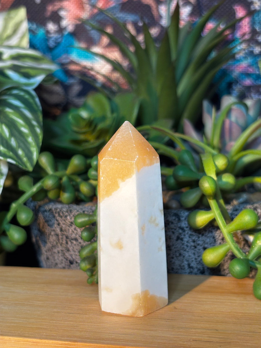 Orange Calcite Point