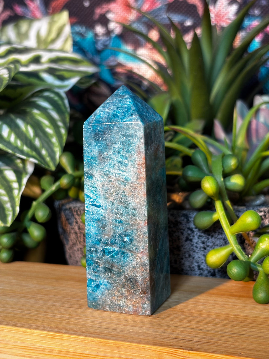 Blue Apatite Obelisk