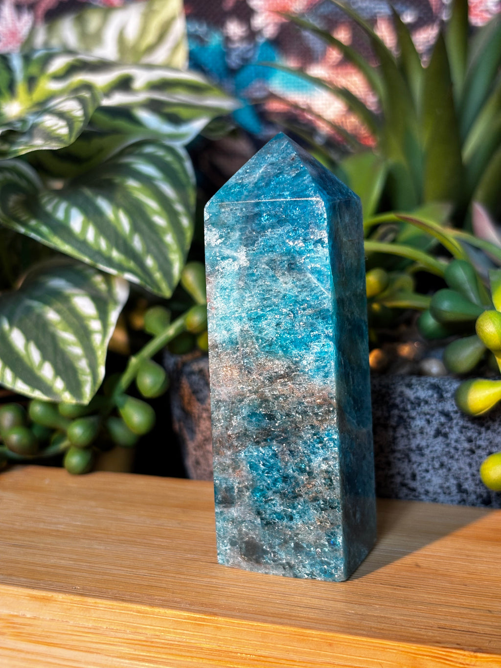Blue Apatite Obelisk