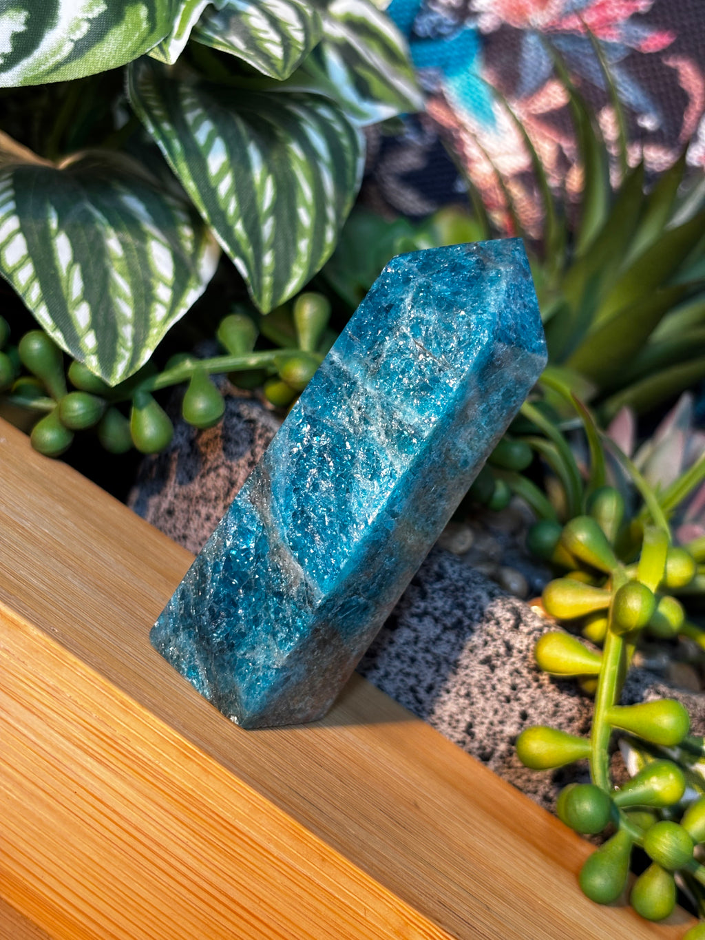 Blue Apatite Obelisk