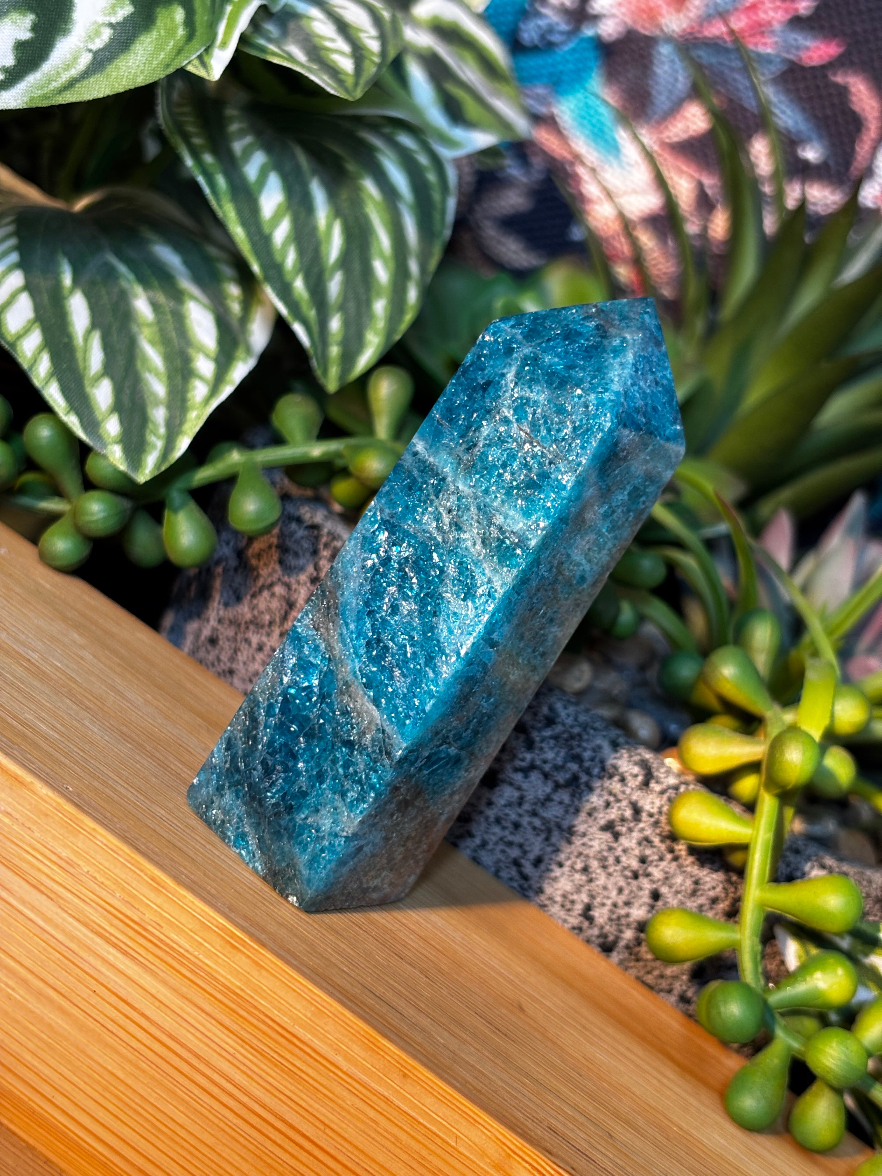 Blue Apatite Obelisk