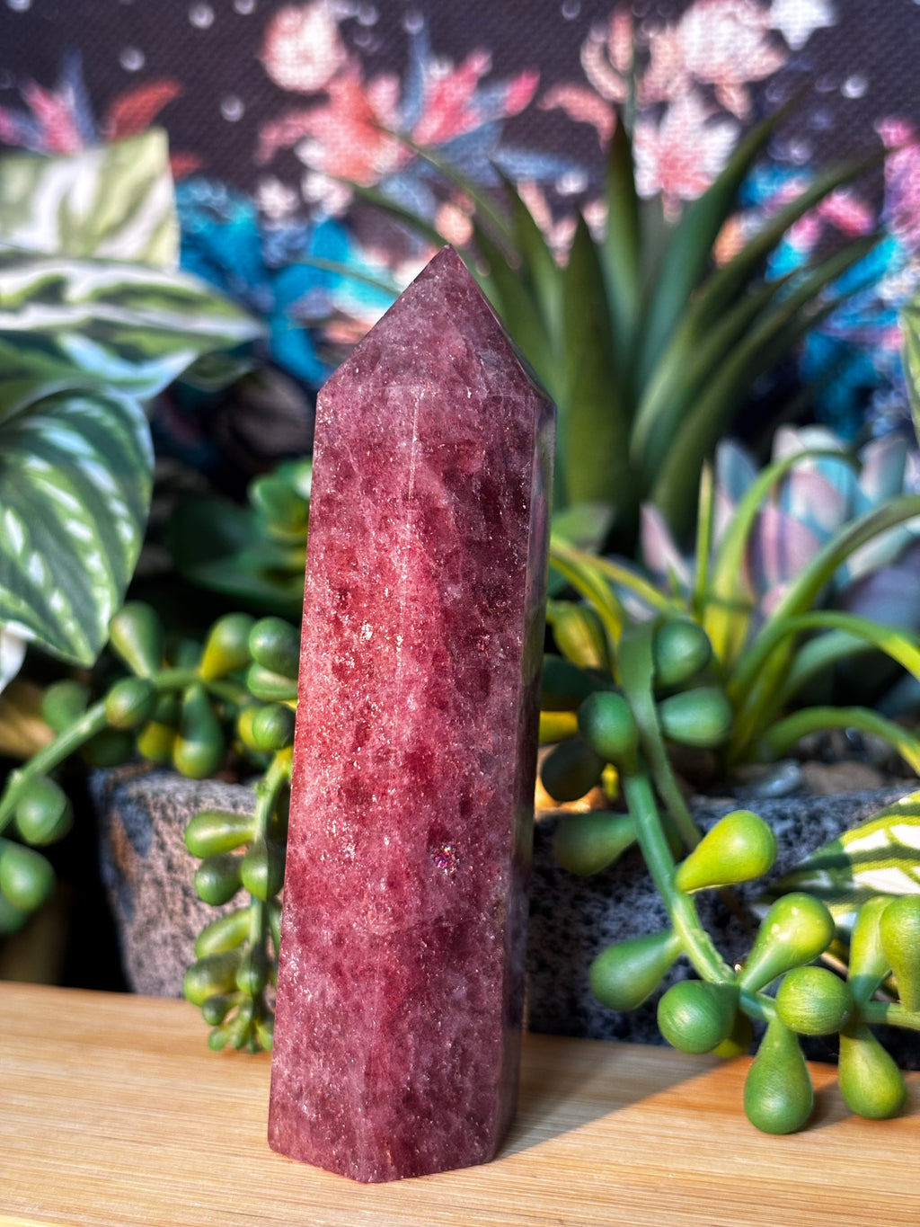 Strawberry Quartz Point