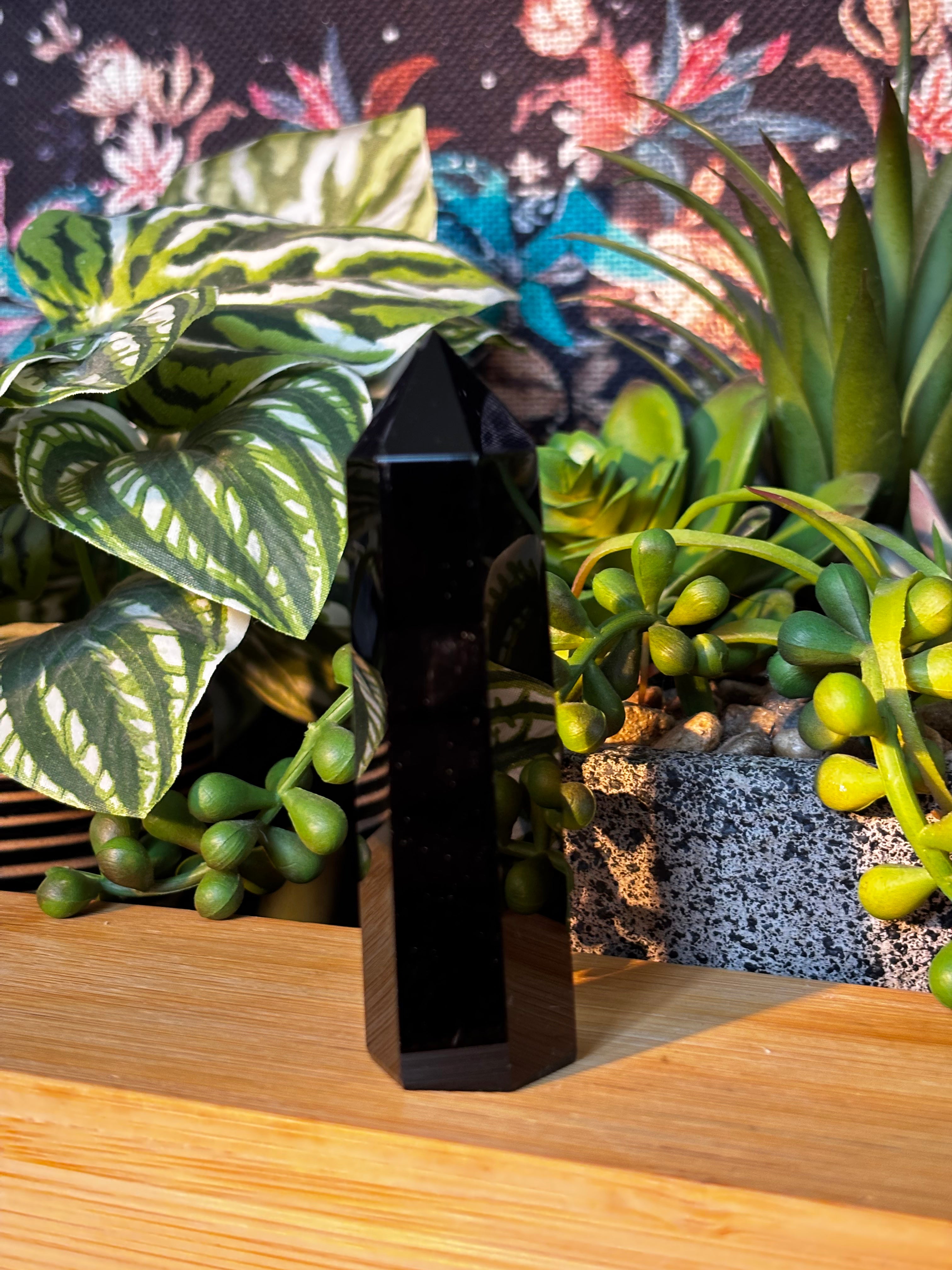 Black Obsidian Point 8cm