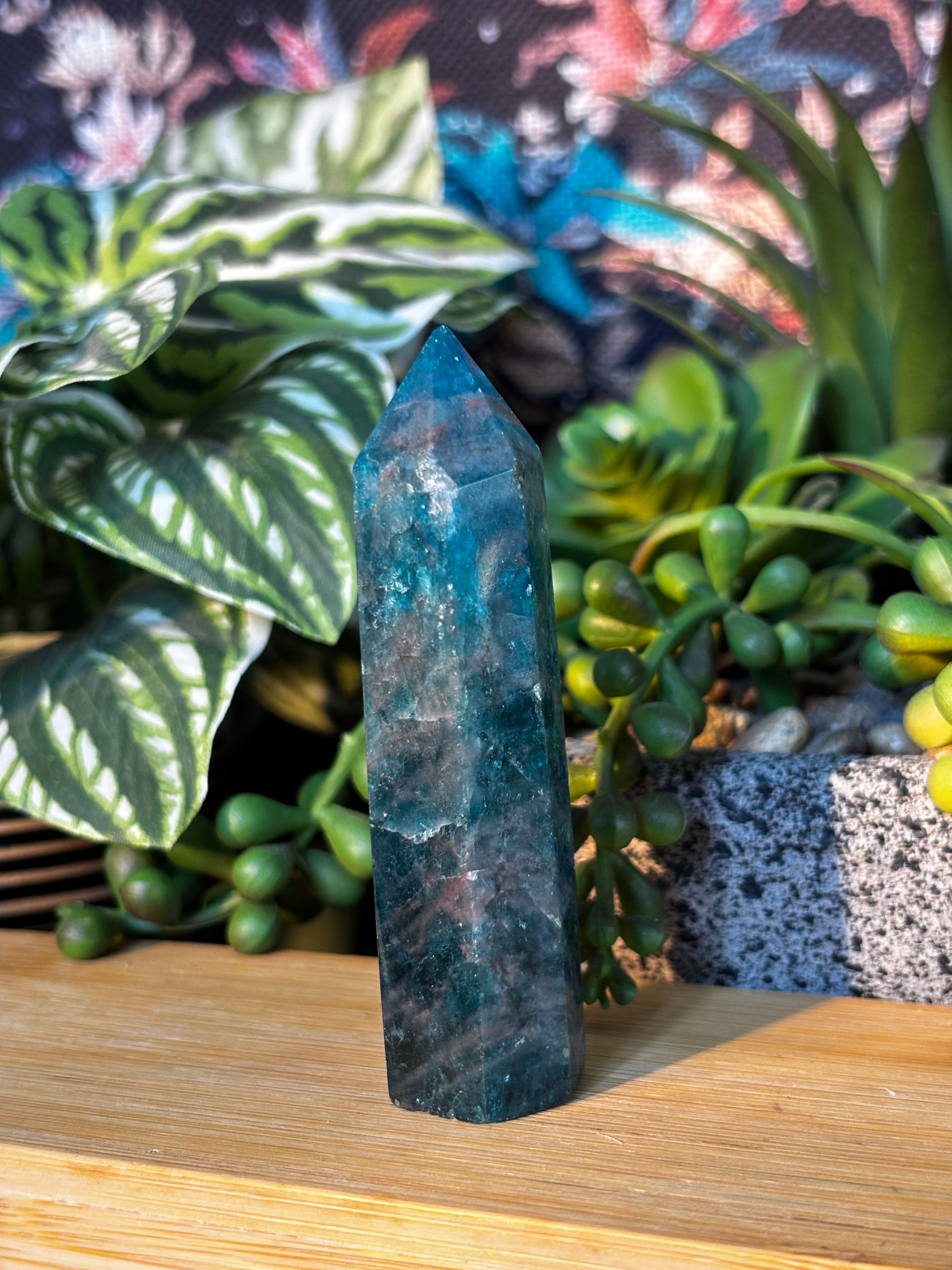 Blue Apatite Point