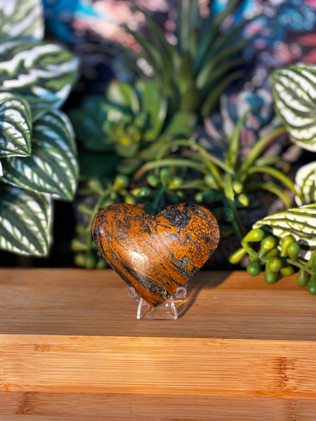 Brecciated Jasper Heart