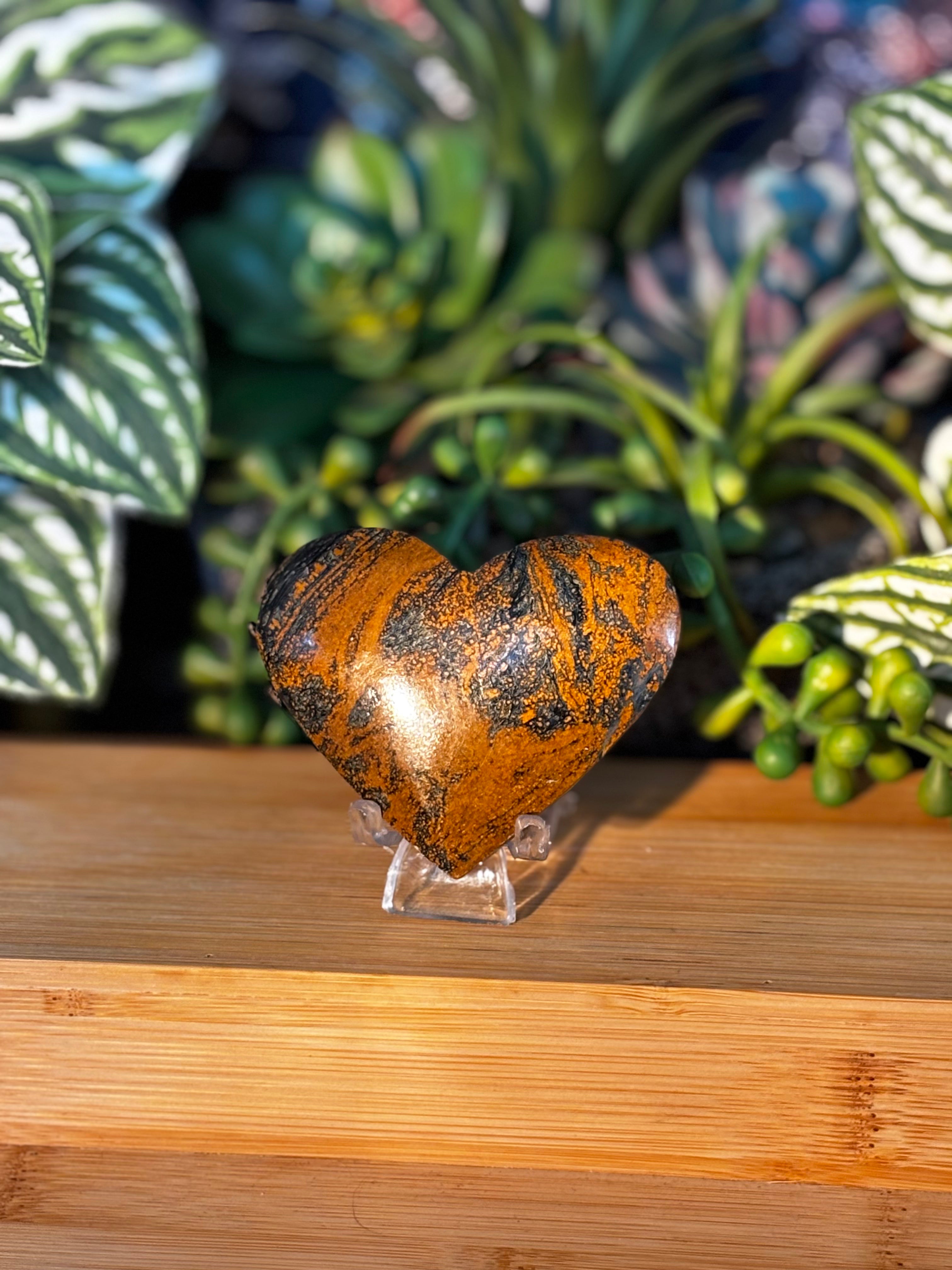 Brecciated Jasper Heart