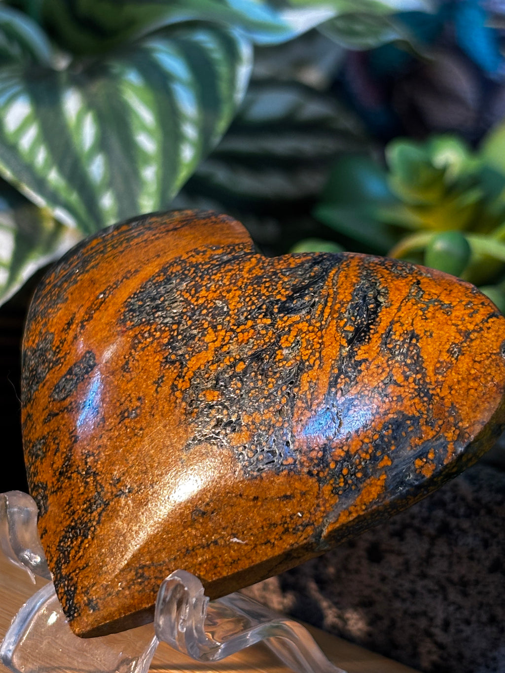 Brecciated Jasper Heart