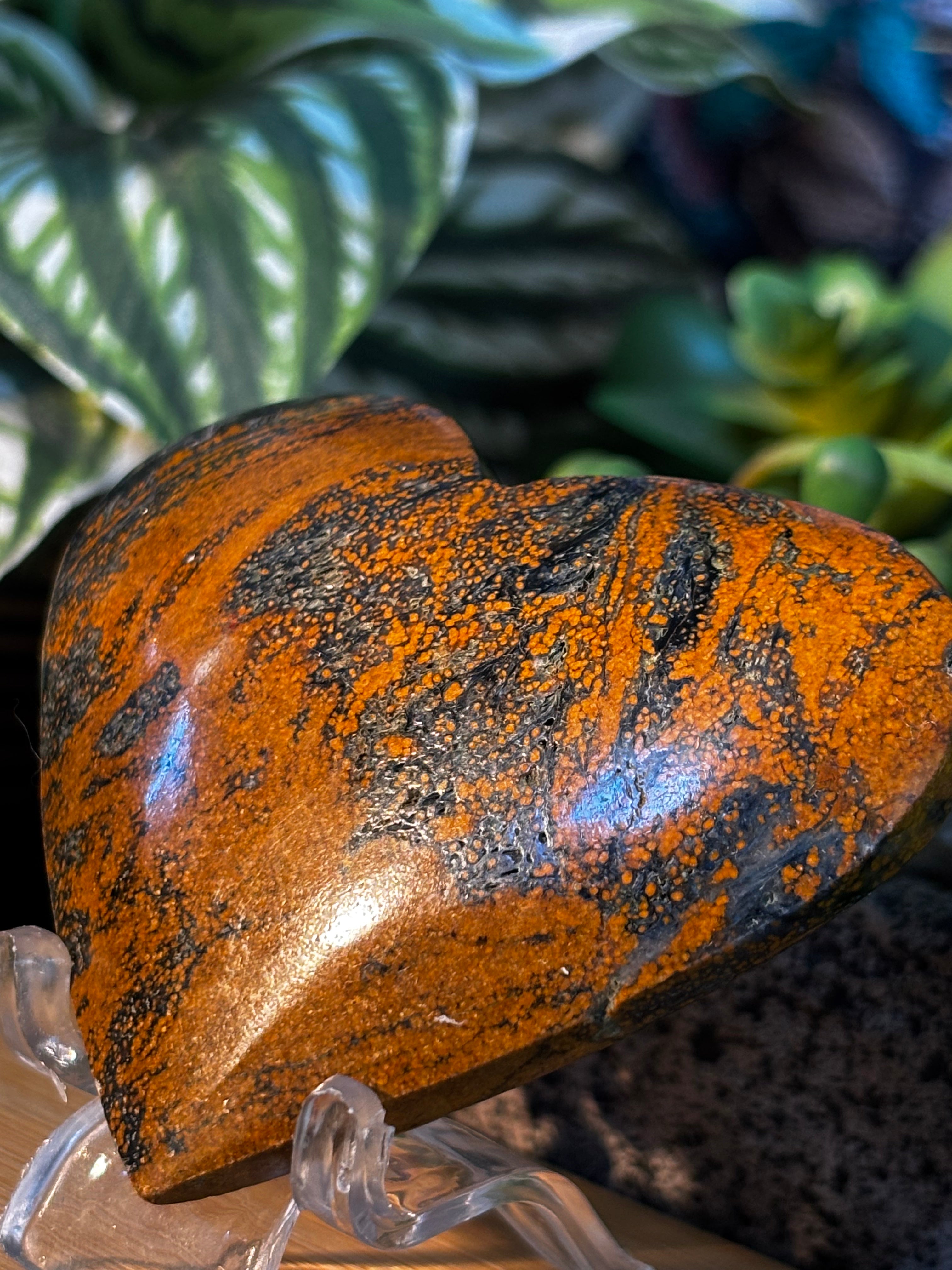 Brecciated Jasper Heart