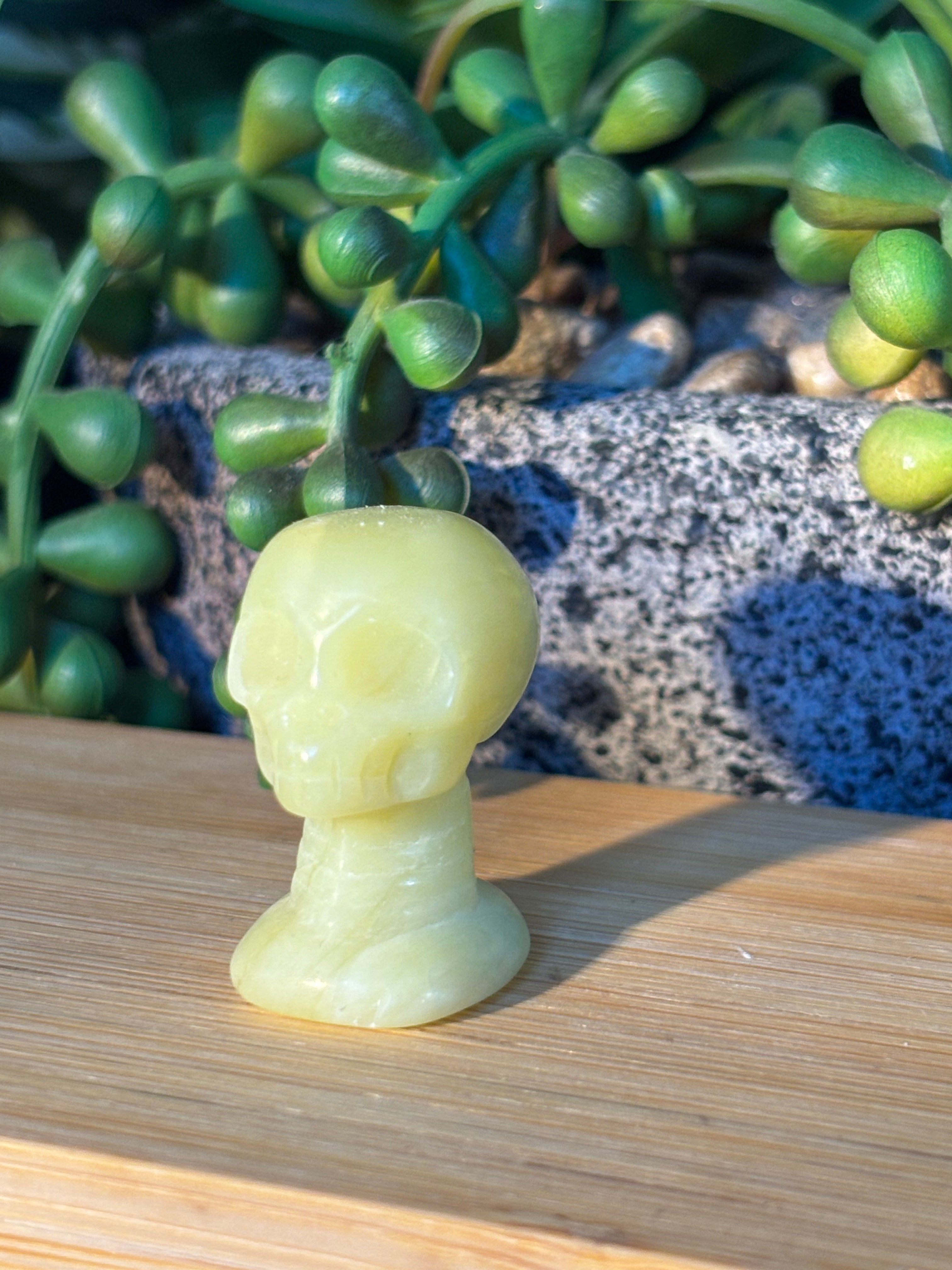 Lemon Jade Alien Head