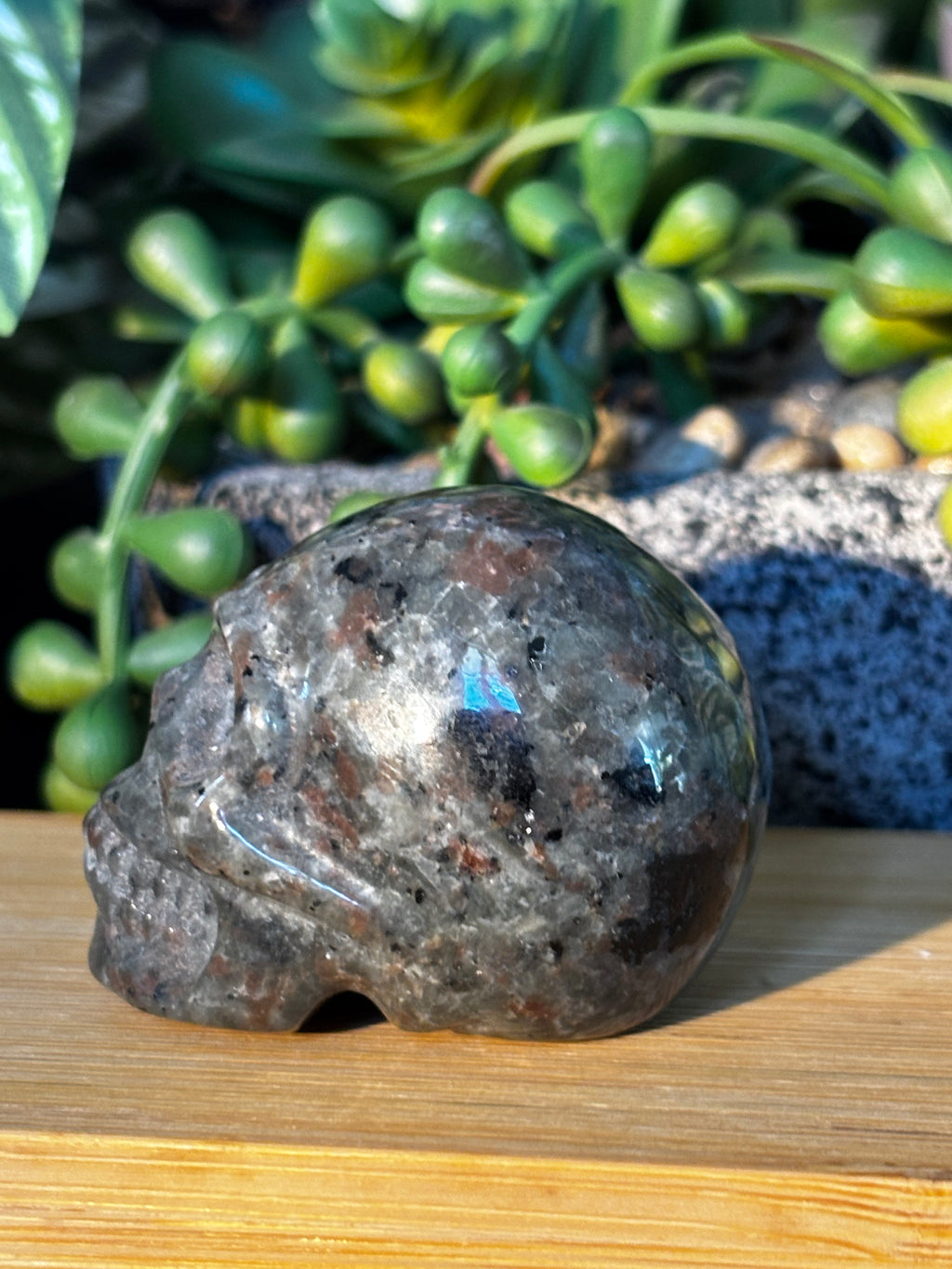 Yooperlite Skull Carving