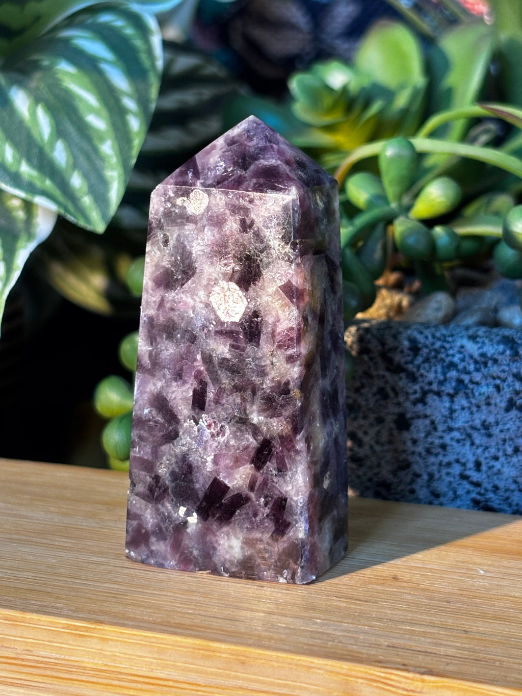 Lepidolite Obelisk