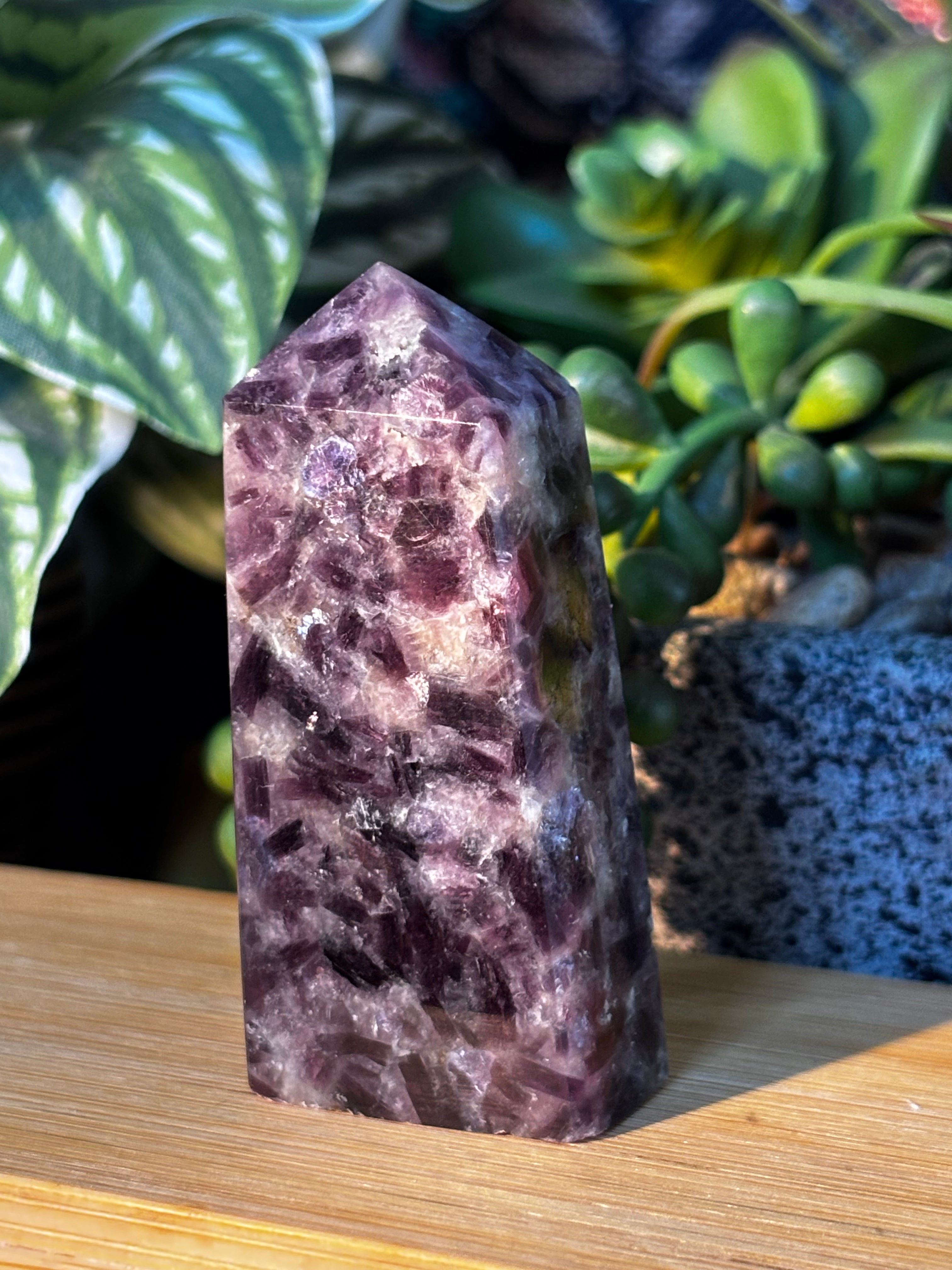 Lepidolite Obelisk