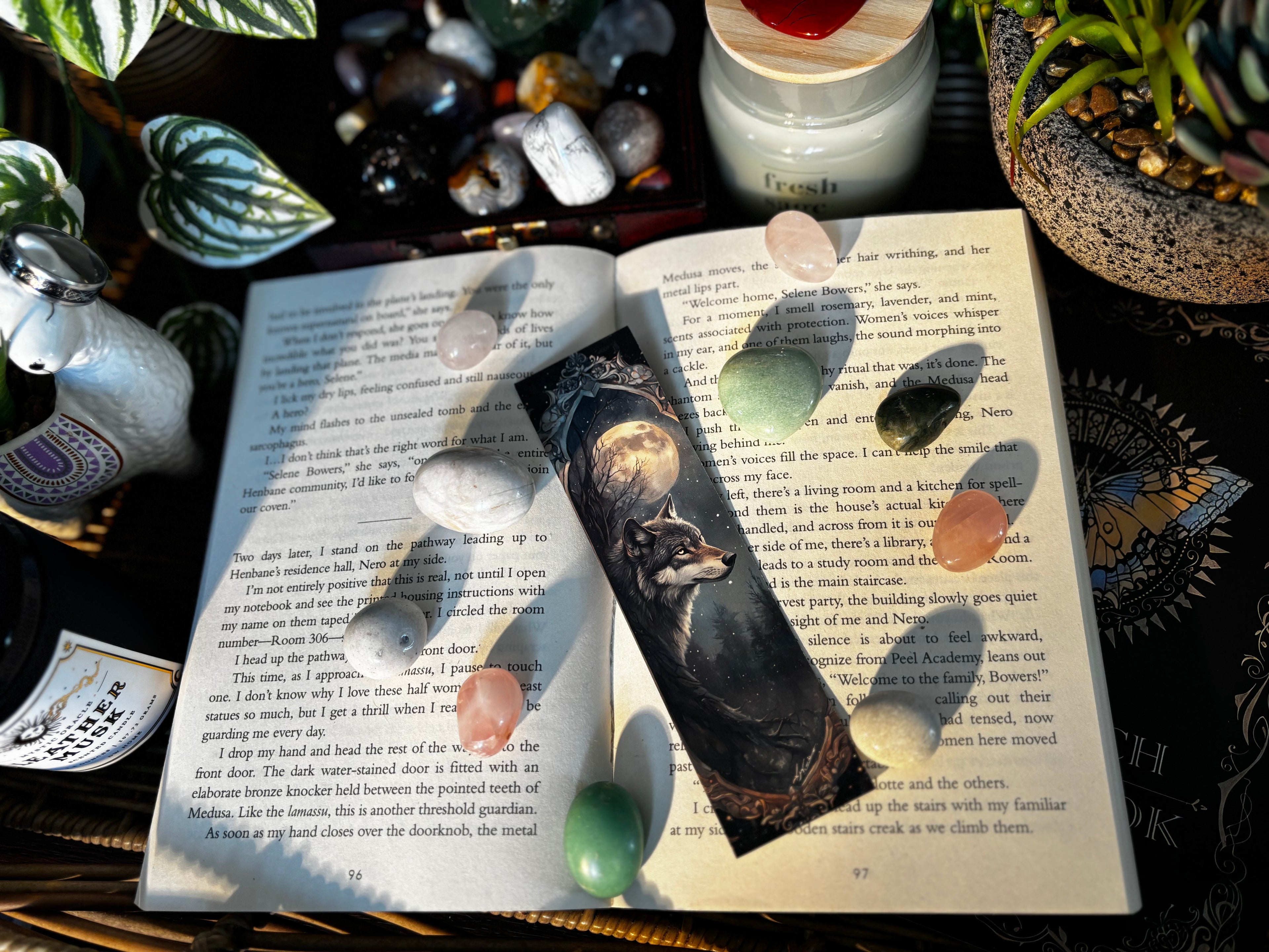 Wolf Moon Bookmark